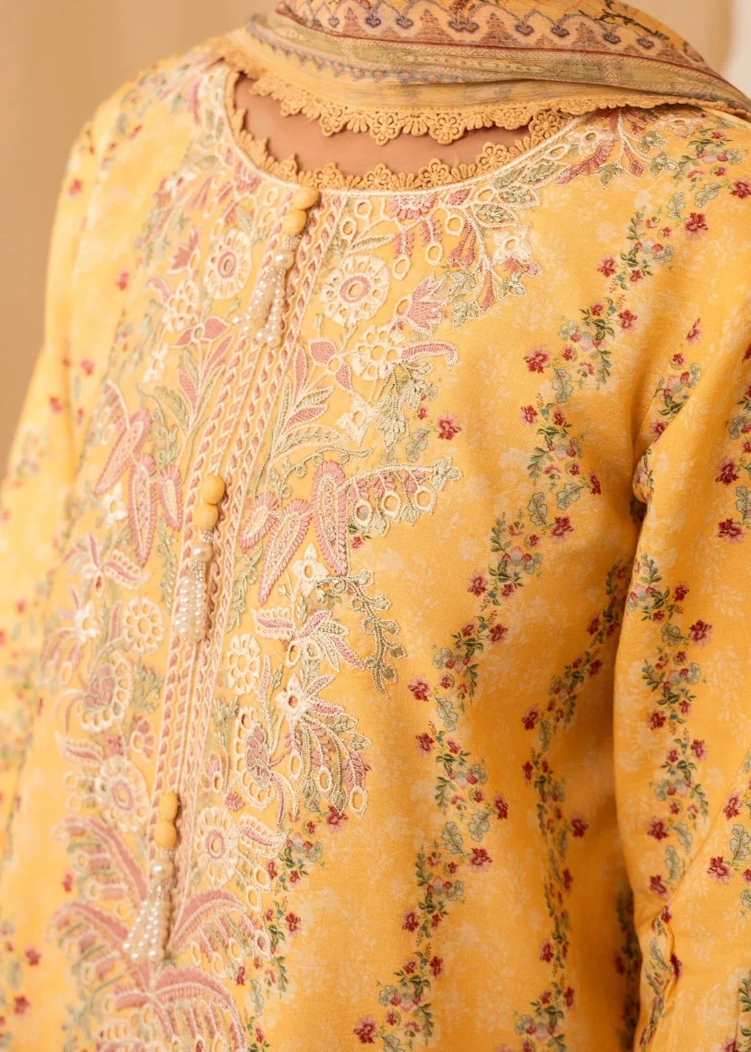 Aabyaan | Izabel Prints Linen Edit 24 | ALARA (AZ-07) - Aqsa Fabrics