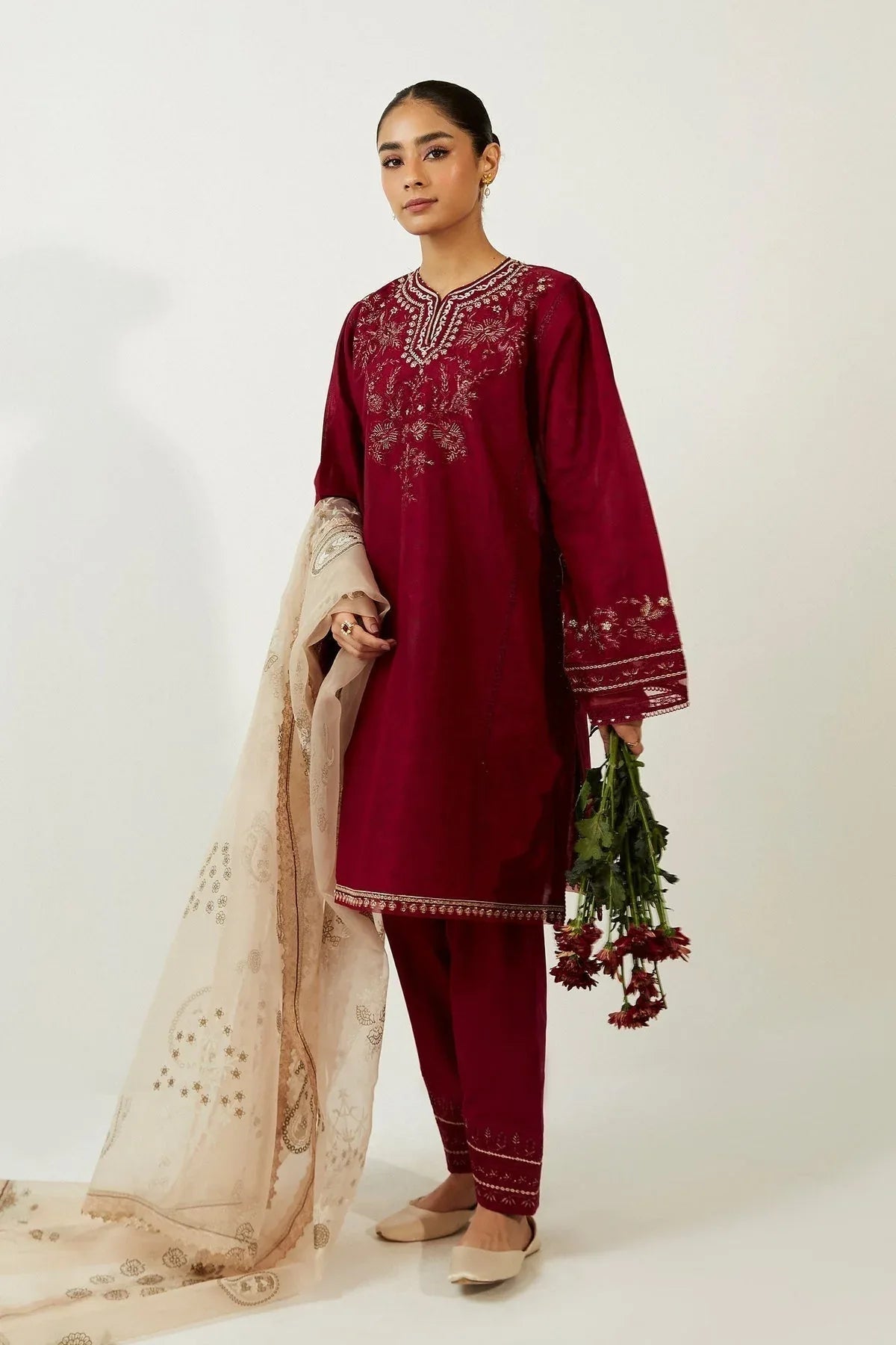 ZARA SHAHJAHAN-ZCE23-1A-COCO LAWN VOLUME ll 2023 - Aqsa Fabrics