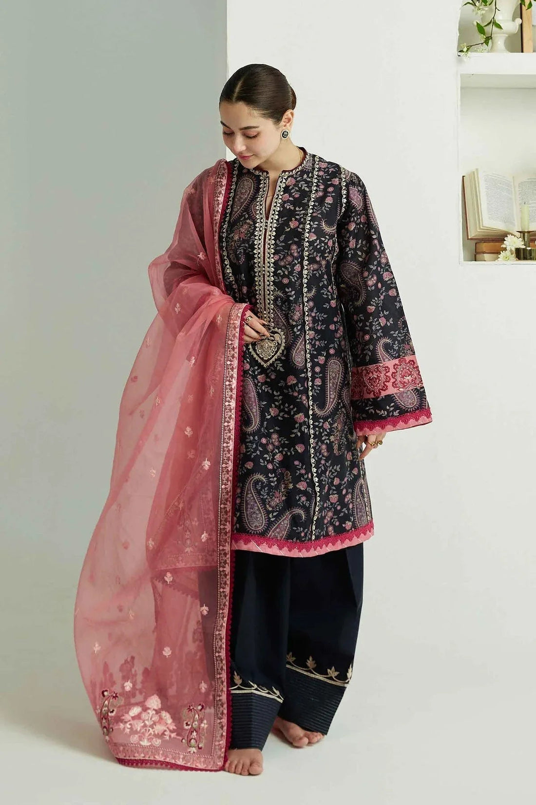 ZARA SHAHJAHAN-ZCE23-3B-COCO LAWN VOLUME ll 2023 - Aqsa Fabrics