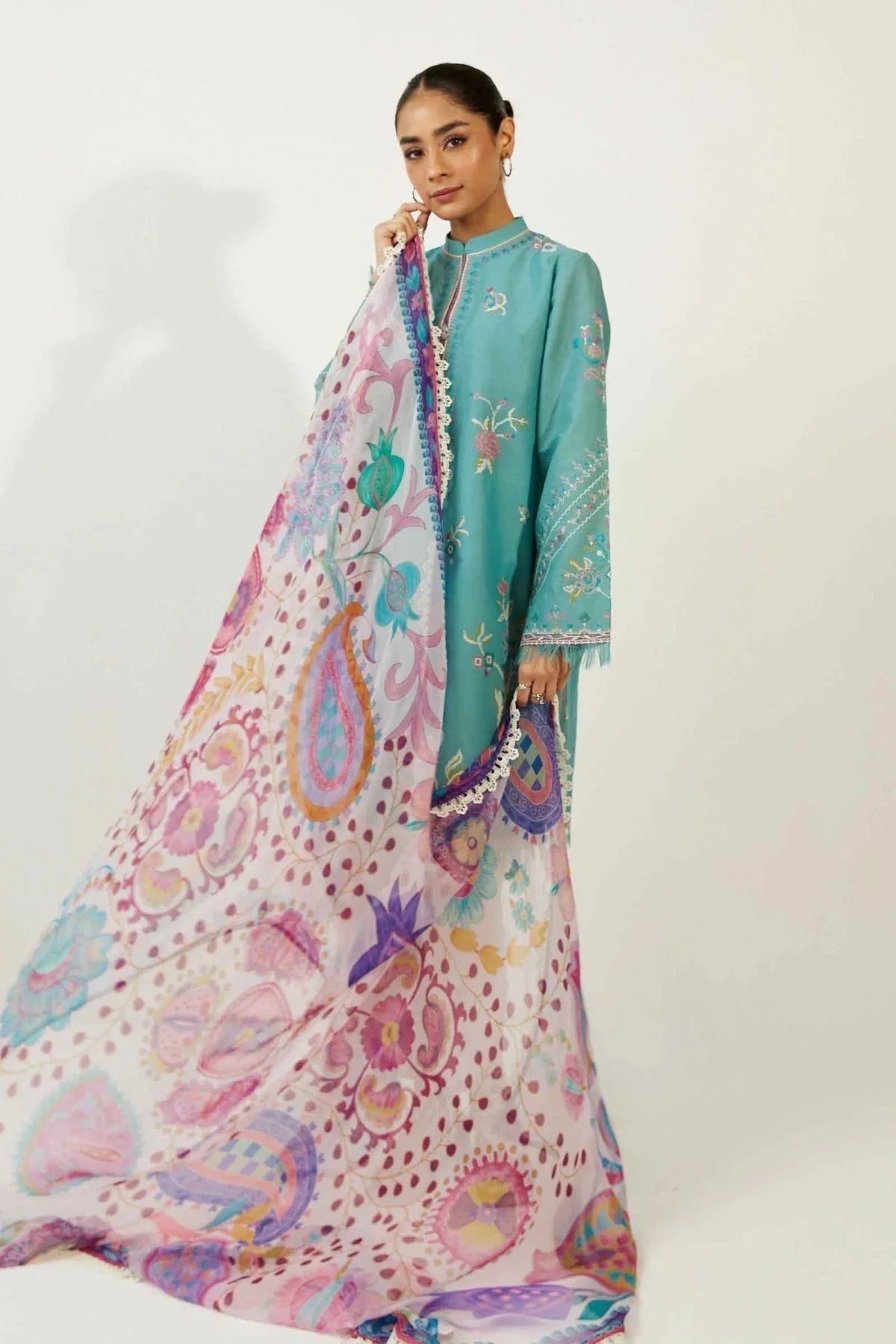 ZARA SHAHJAHAN-ZCE23-4B-COCO LAWN VOLUME ll 2023 - Aqsa Fabrics