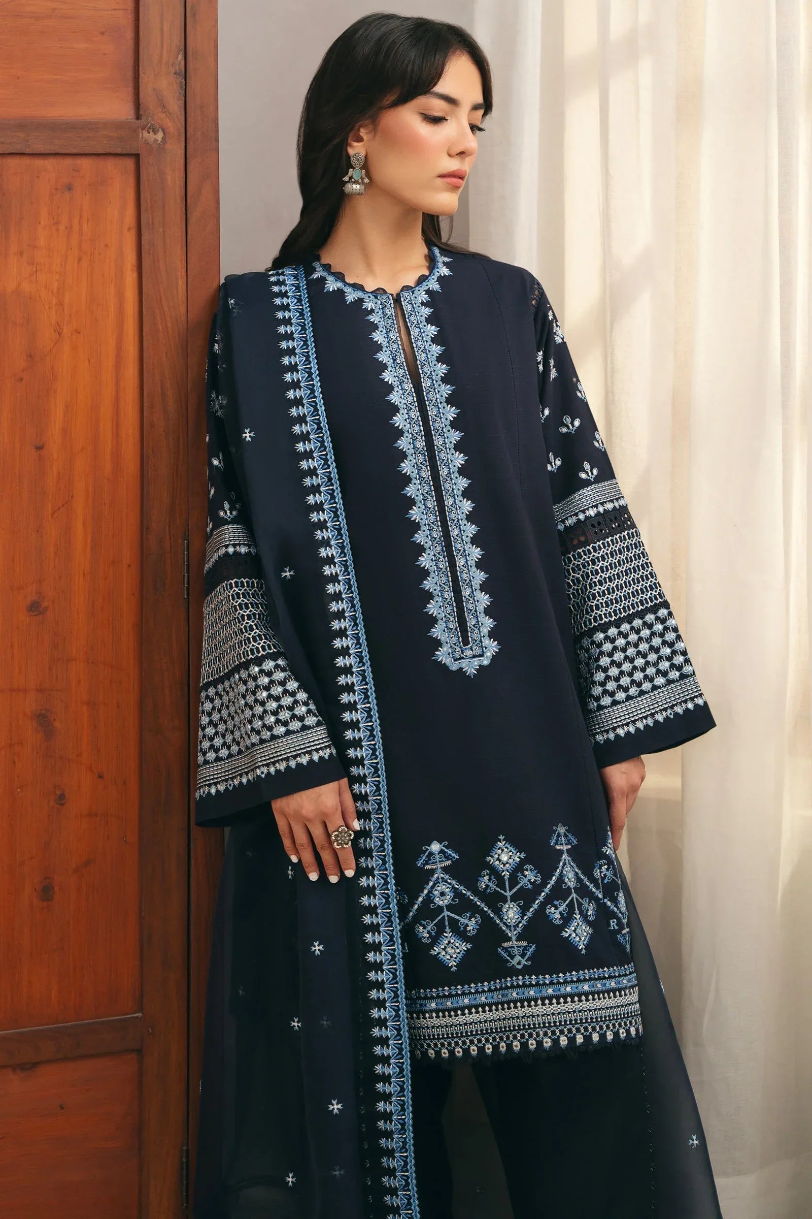 Zaha | Aangan Ready to Wear | ROSHAN (ZRW-20907) - Aqsa Fabrics