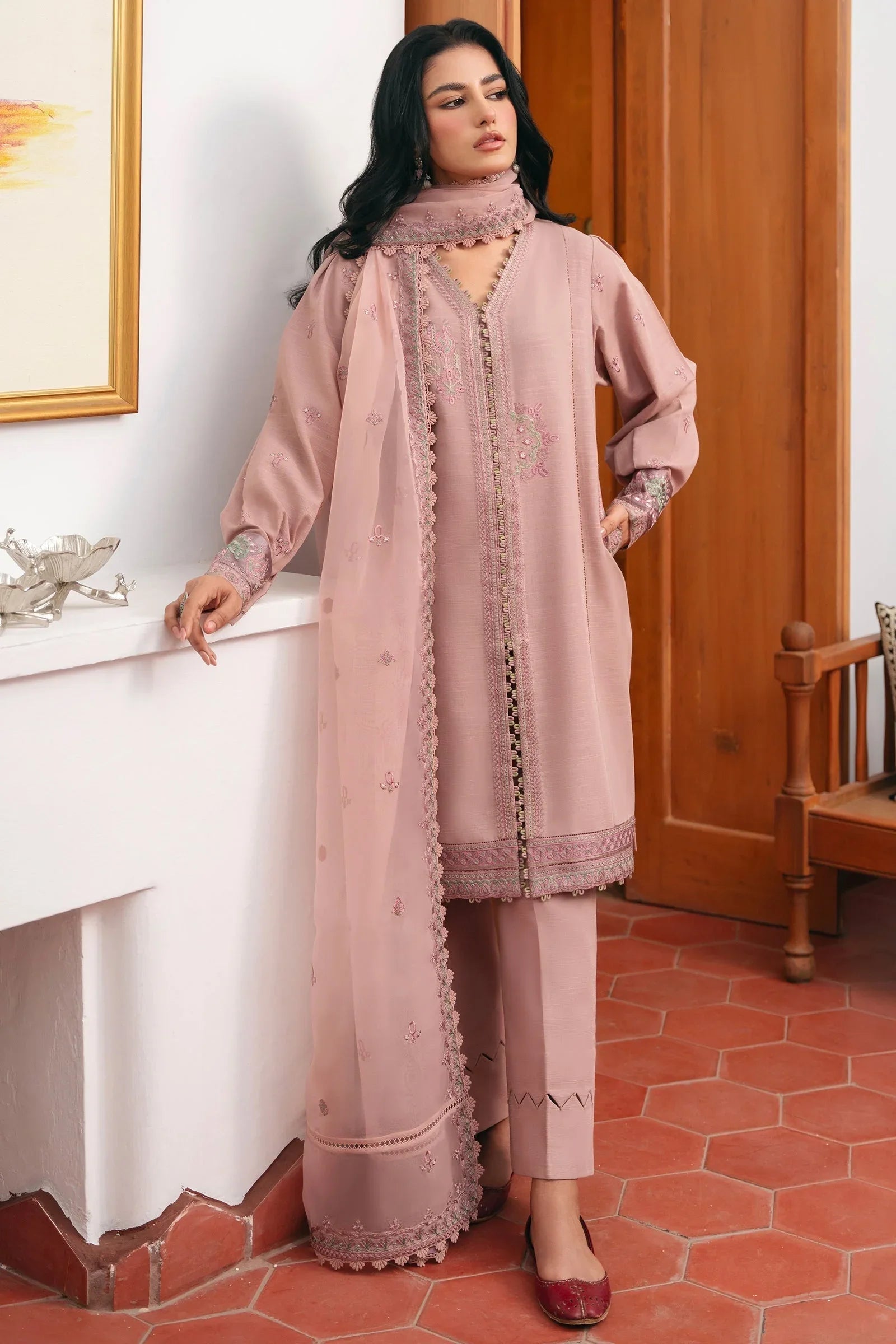 Zaha | Aangan Ready to Wear | SITARA (ZRW-20908) - Aqsa Fabrics