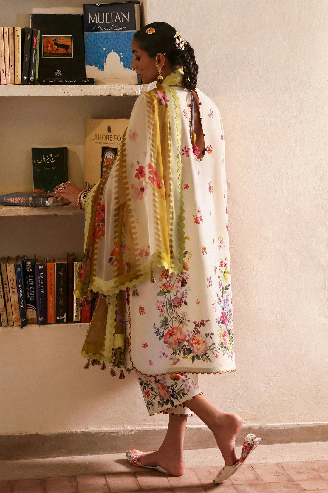 Zaha | Festive Lawn 25 | CHANDNI (ZF-25-10) - Aqsa Fabrics