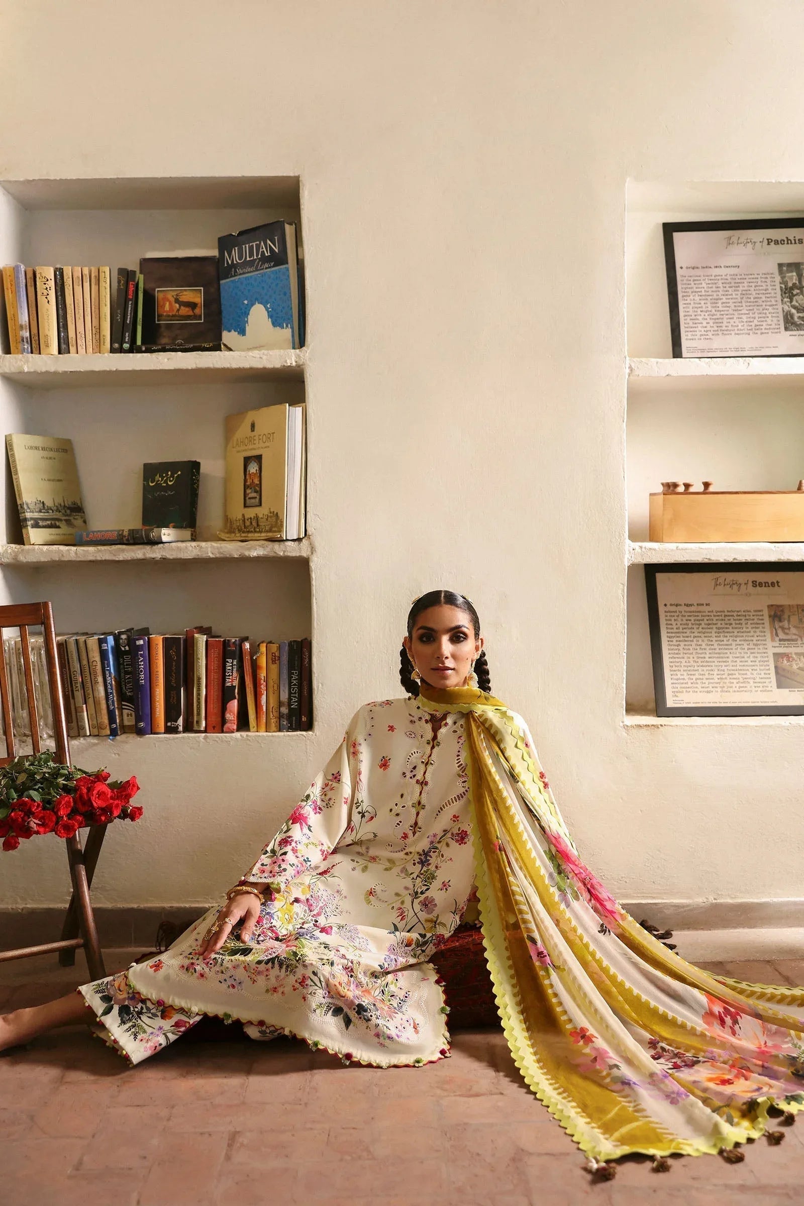 Zaha | Festive Lawn 25 | CHANDNI (ZF-25-10) - Aqsa Fabrics