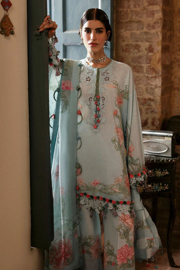 Zaha | Festive Lawn 25 | KHUSBU (ZF-25-09) - Aqsa Fabrics