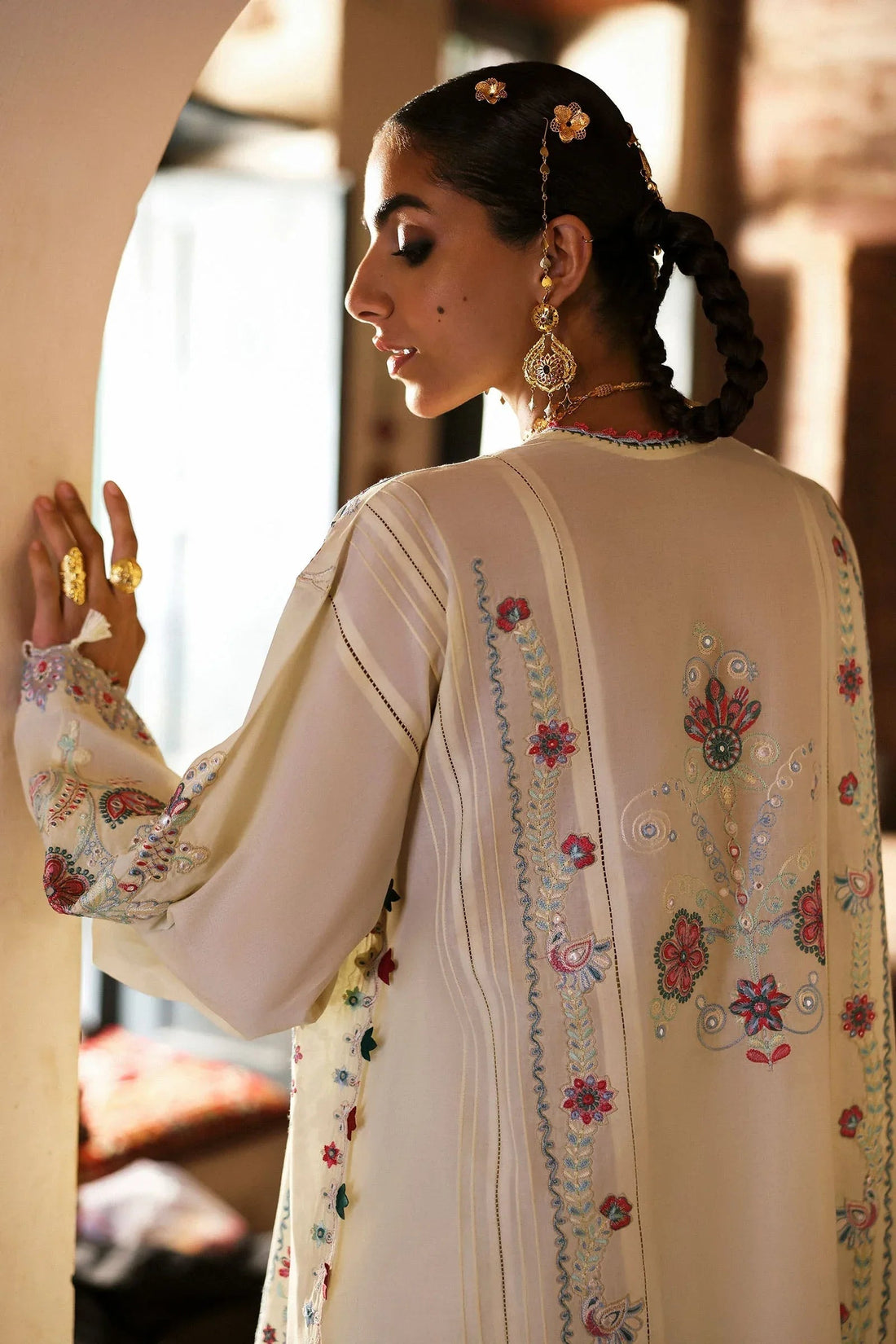 Zaha | Festive Lawn 25 | MEHERBANO (ZF-25-01) - Aqsa Fabrics