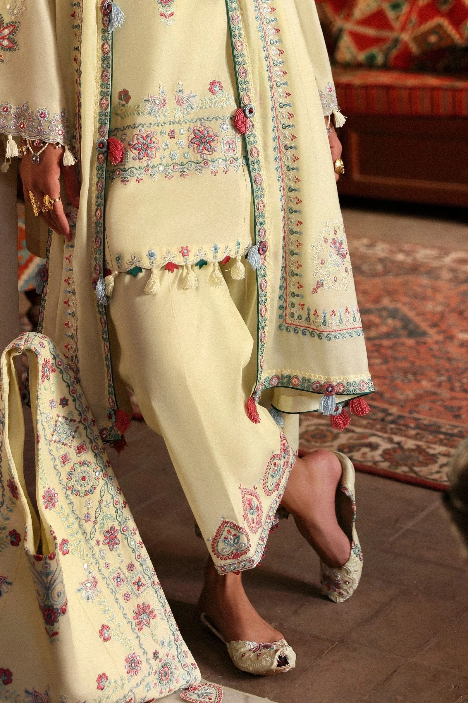 Zaha | Festive Lawn 25 | MEHERBANO (ZF-25-01) - Aqsa Fabrics