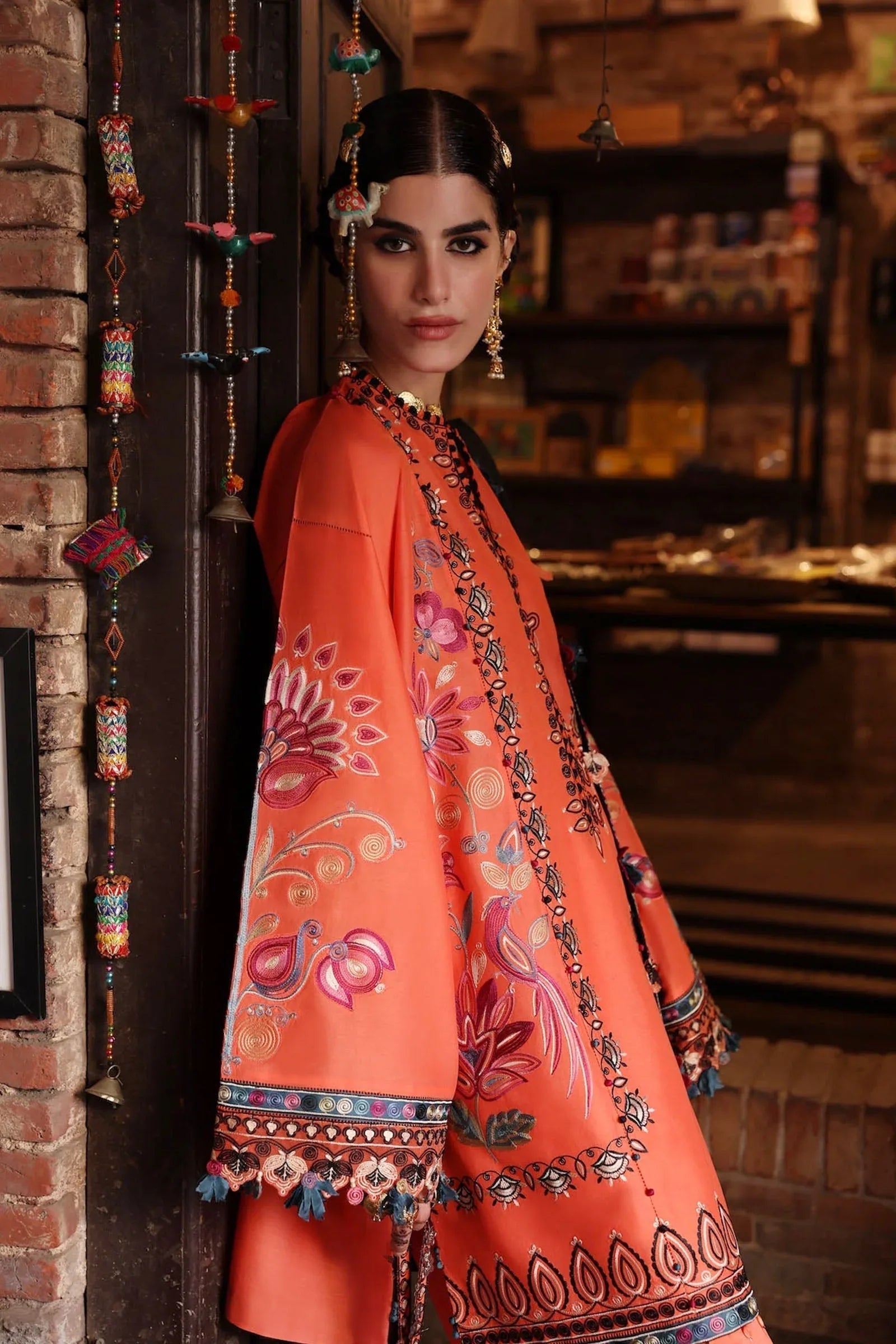 Zaha | Festive Lawn 25 | RANGREZ (ZF-25-06) - Aqsa Fabrics