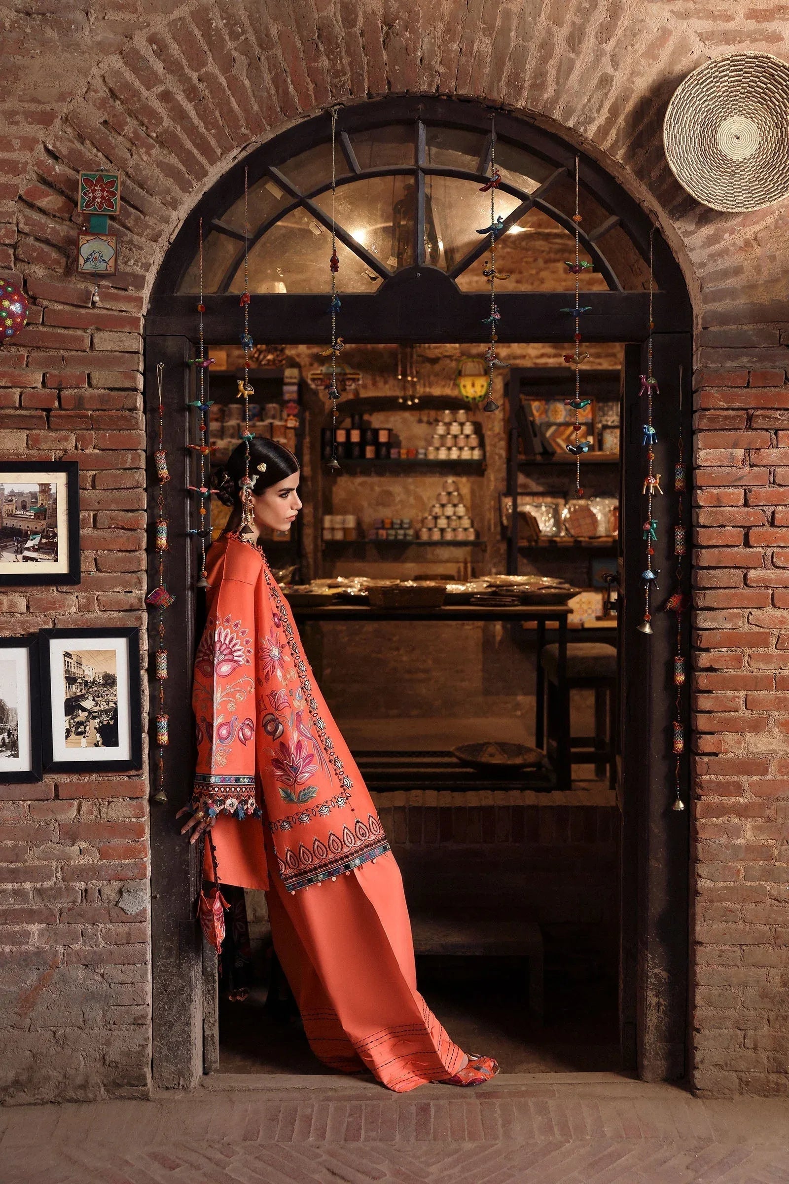 Zaha | Festive Lawn 25 | RANGREZ (ZF-25-06) - Aqsa Fabrics
