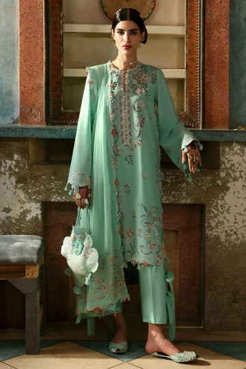 Zaha | Festive Lawn 25 | SEHER (ZF-25-05) - Aqsa Fabrics