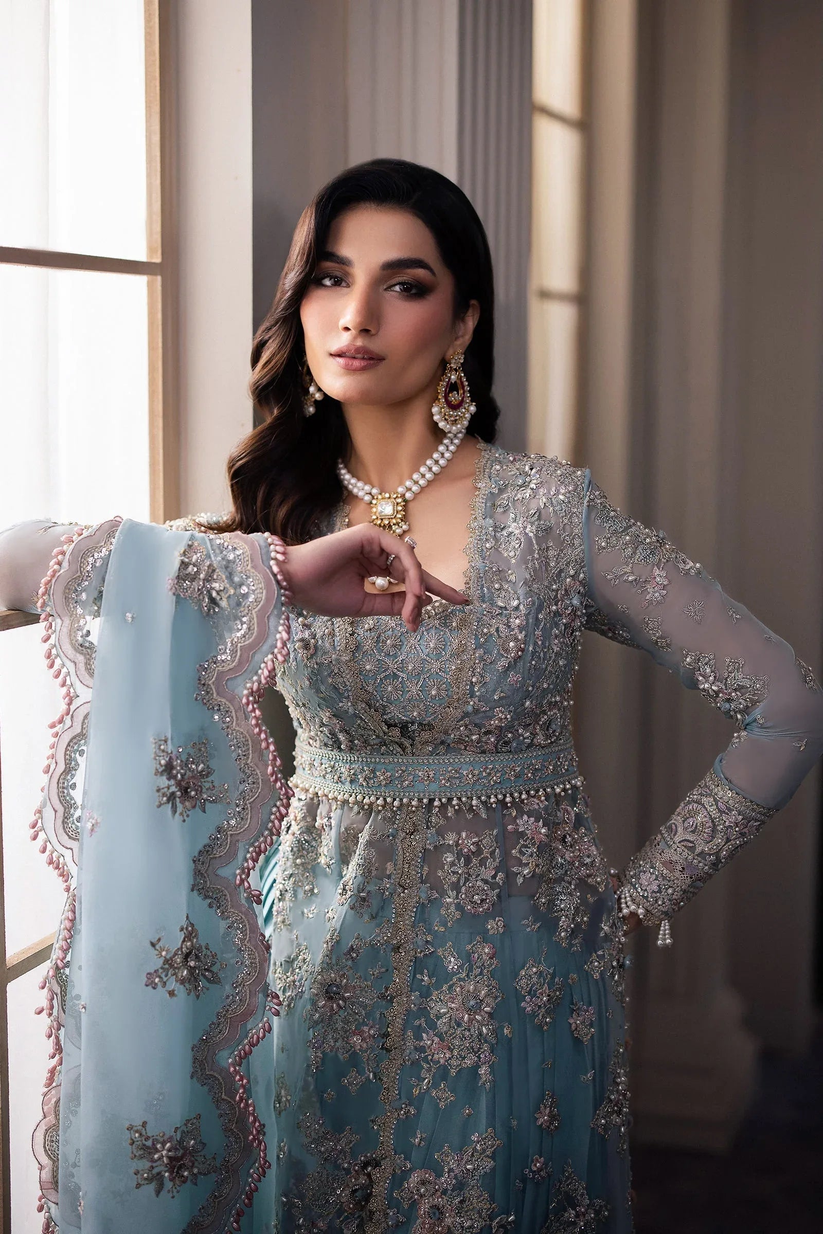 Zaha | Gossamer Formals 24 | KIANA (ZC24-04) - Aqsa Fabrics