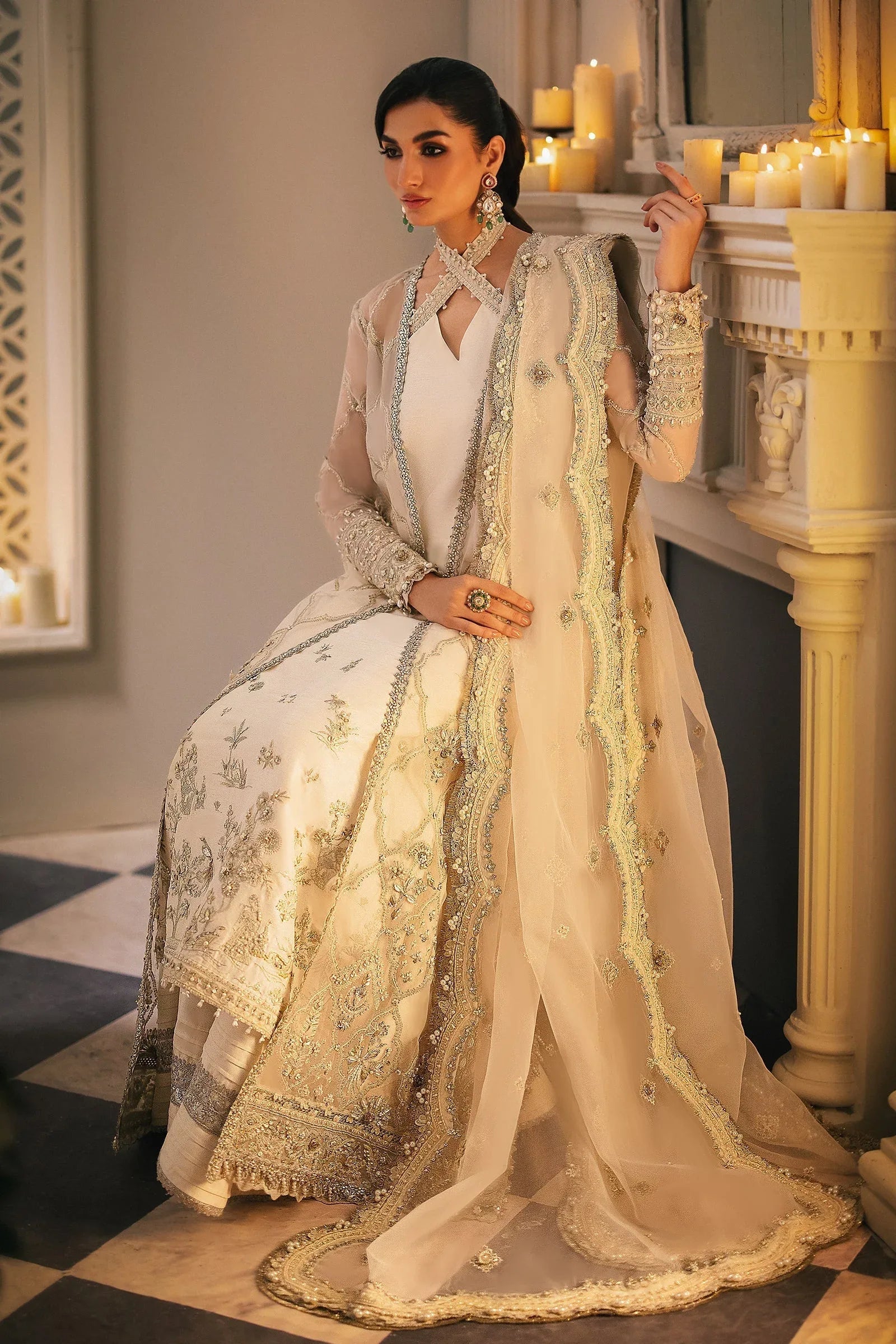 Zaha | Gossamer Formals 24 | LEIYN (ZC24-02) - Aqsa Fabrics