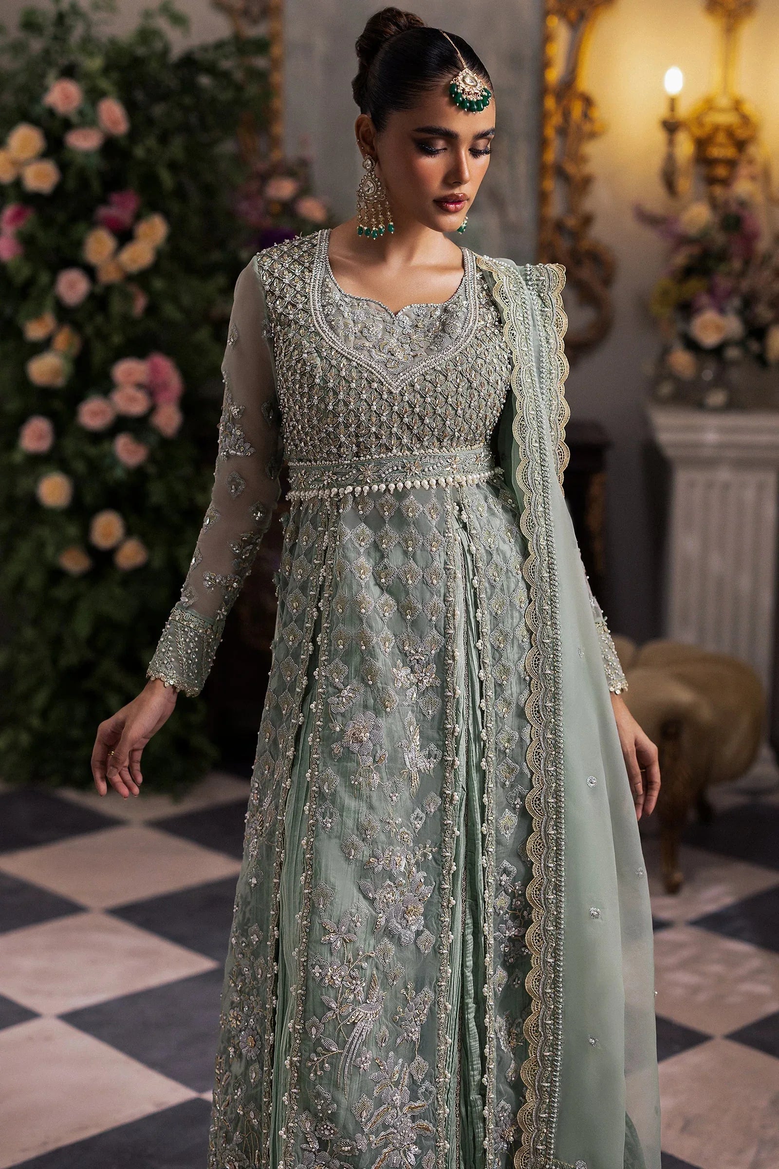 Zaha | Gossamer Formals 24 | SERAPHINA (ZC24-03) - Aqsa Fabrics