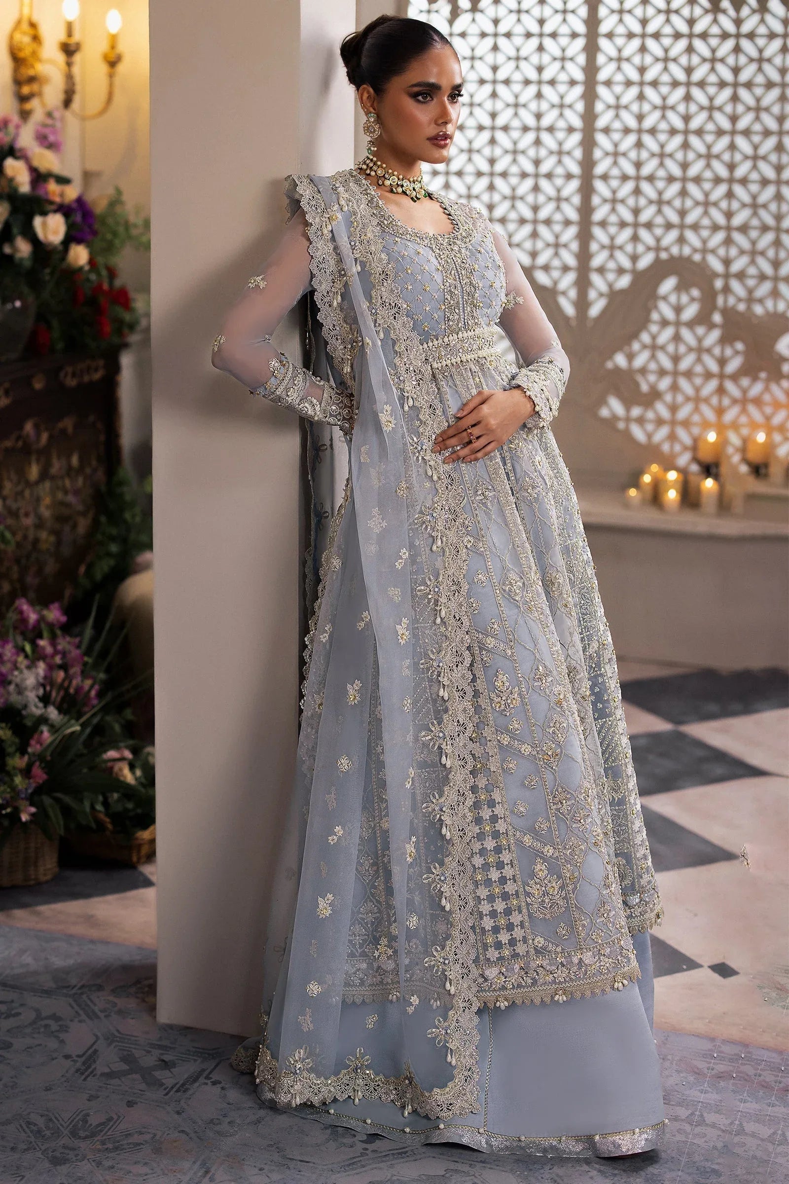 Zaha | Gossamer Formals 24 | SOFINA (ZC24-01) - Aqsa Fabrics
