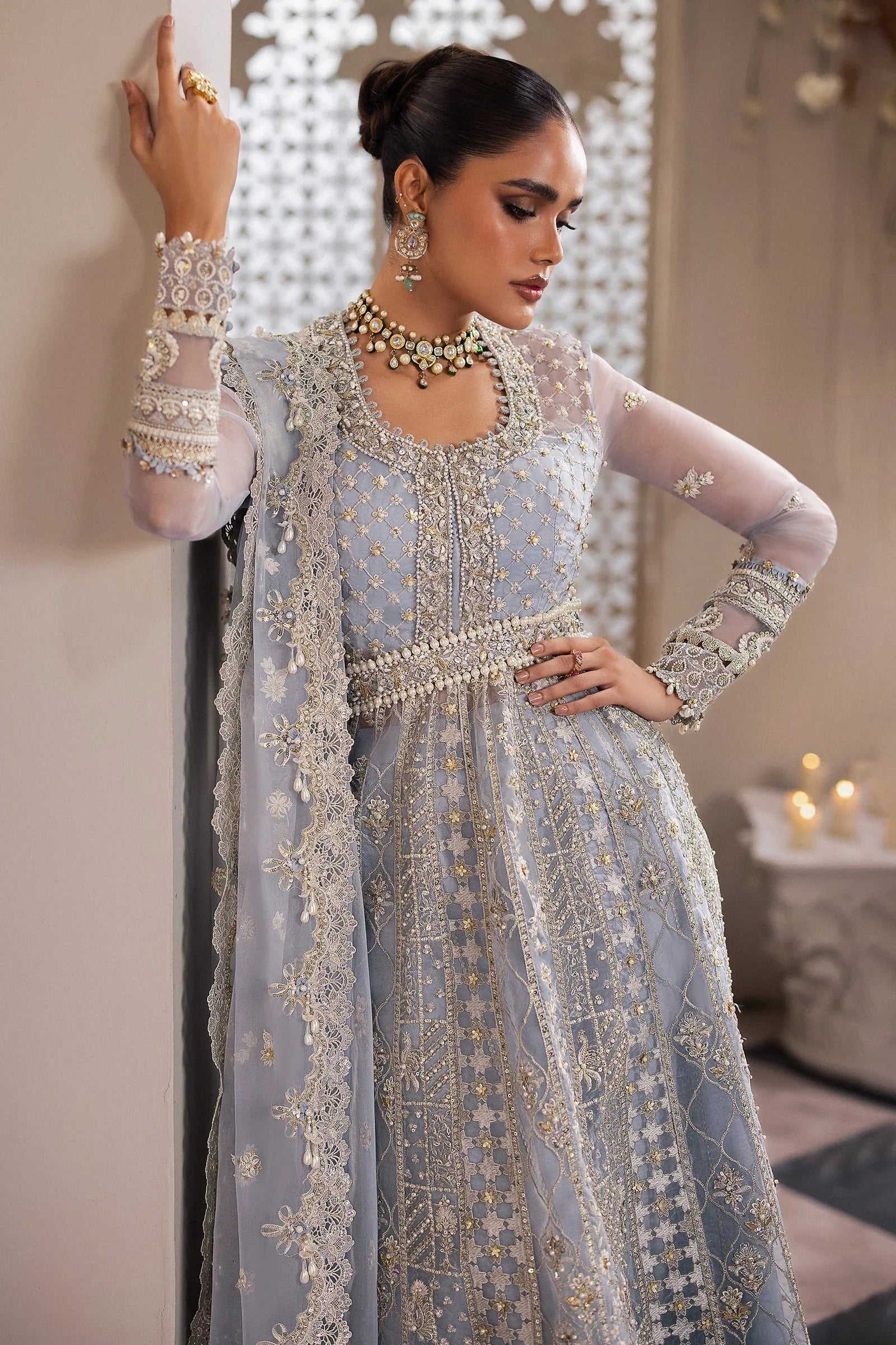 Zaha | Gossamer Formals 24 | SOFINA (ZC24-01) - Aqsa Fabrics