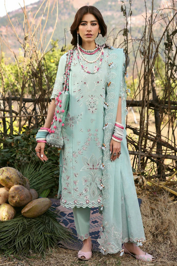 Zaha | Lawn 25 | AABROO (ZL25-05 A) - Aqsa Fabrics