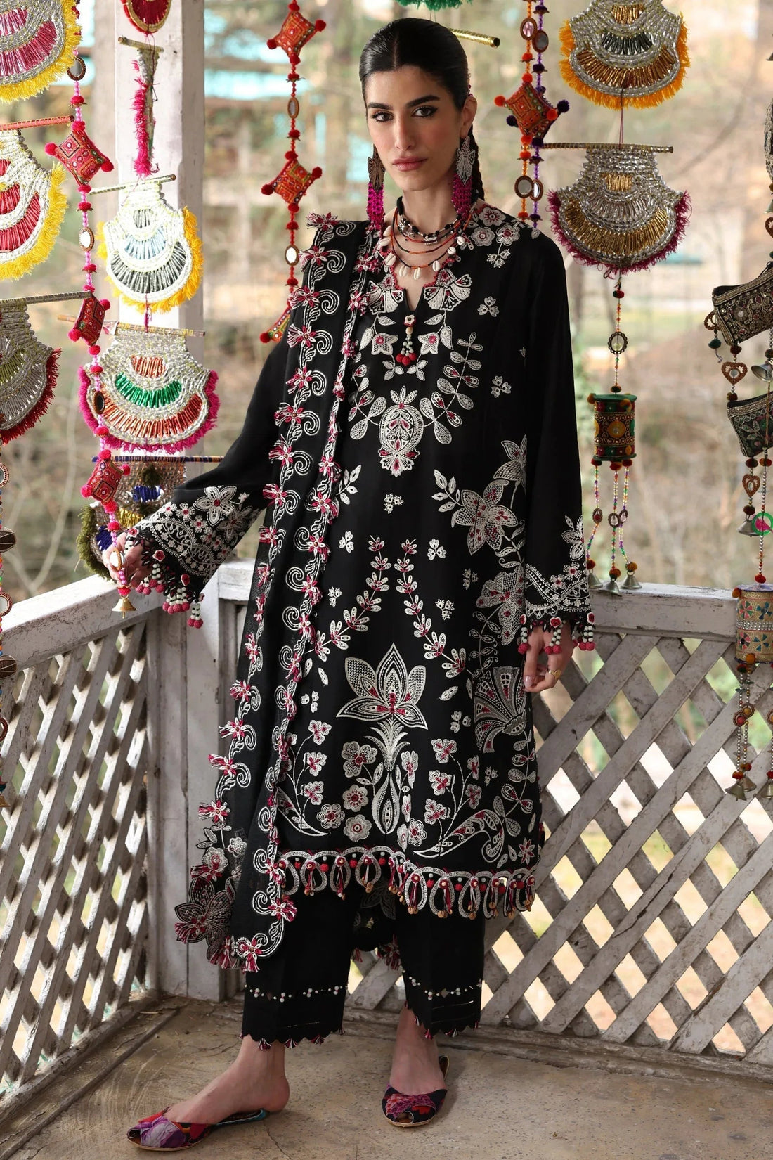 Zaha | Lawn 25 | AABROO (ZL25-05 B) - Aqsa Fabrics