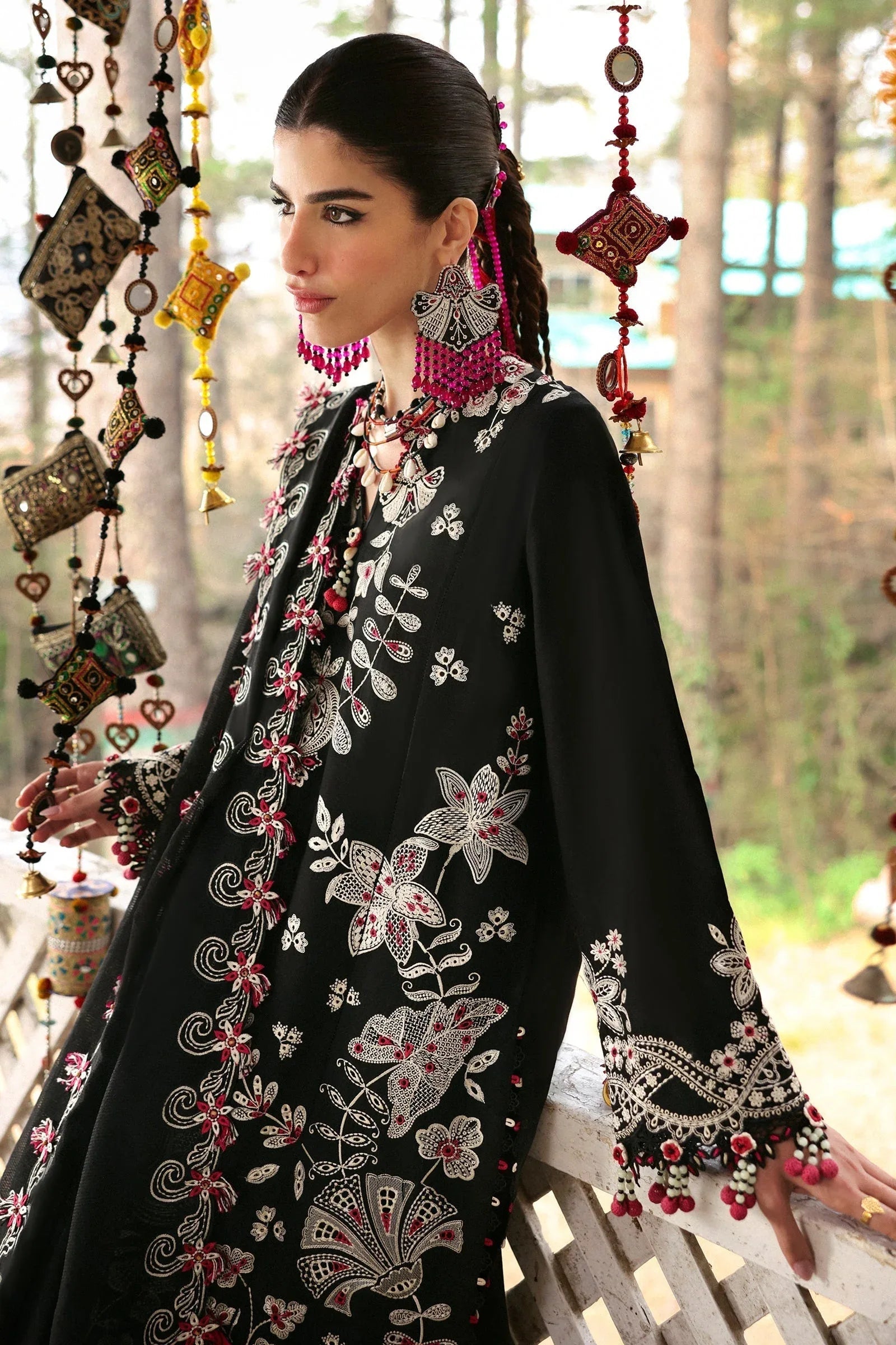 Zaha | Lawn 25 | AABROO (ZL25-05 B) - Aqsa Fabrics