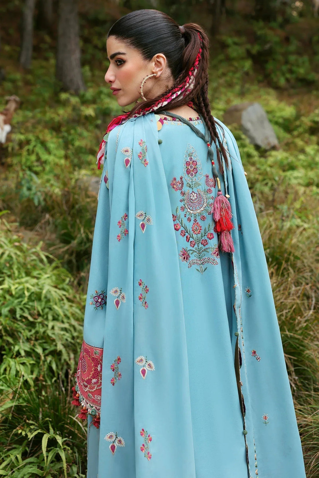 Zaha | Lawn 25 | RHEA (ZL25-14 A) - Aqsa Fabrics