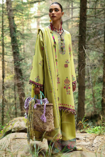 Zaha | Lawn 25 | RHEA (ZL25-14 B) - Aqsa Fabrics