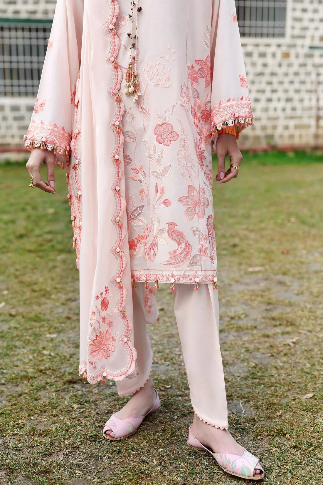 Zaha | Lawn 25 | ZANIA (ZL25-13 B) - Aqsa Fabrics