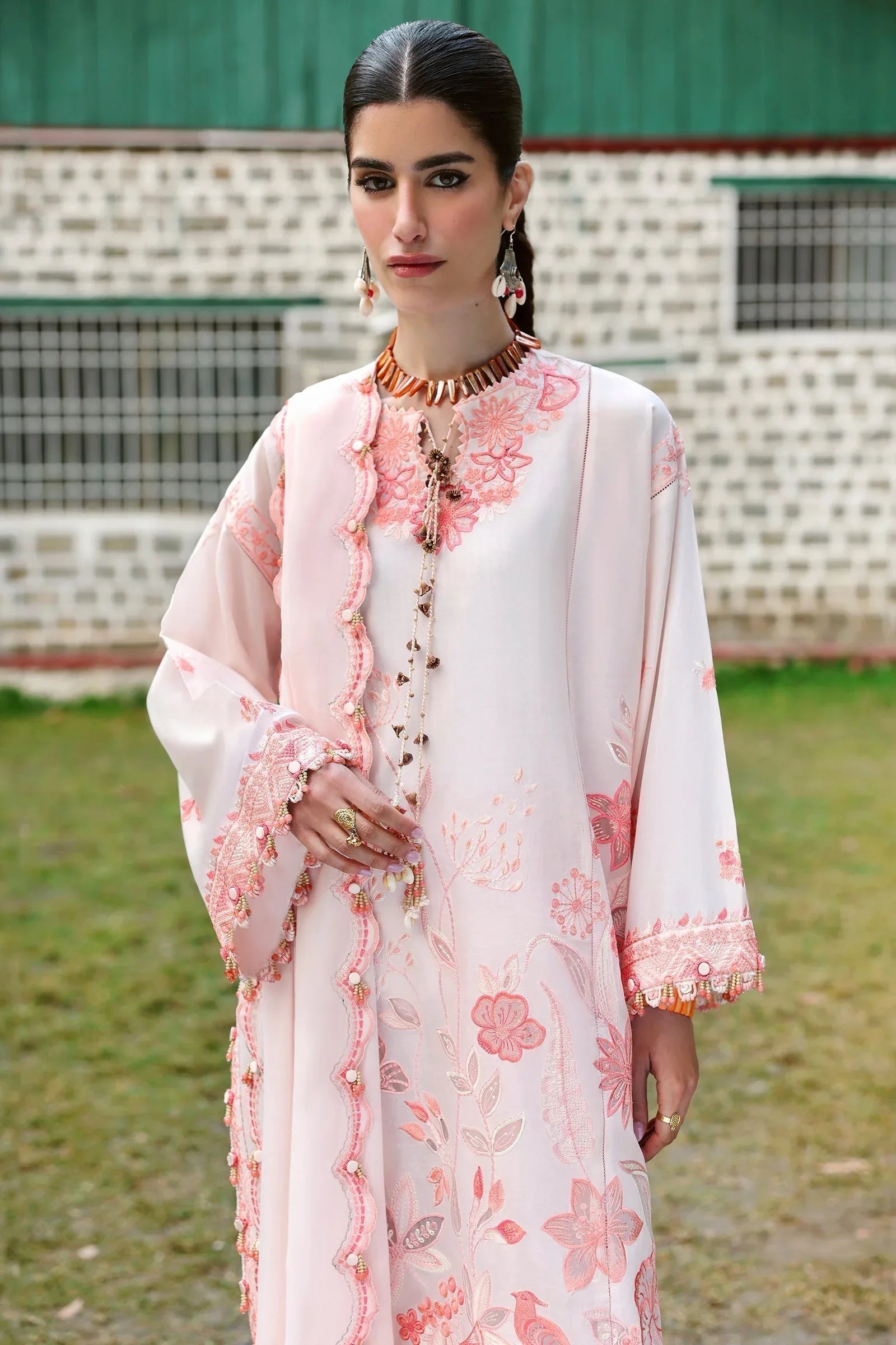 Zaha | Lawn 25 | ZANIA (ZL25-13 B) - Aqsa Fabrics