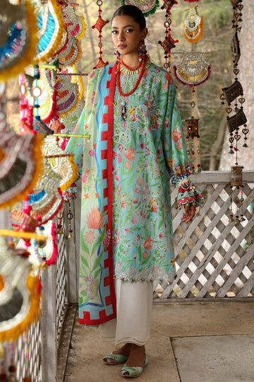 Zaha | Lawn 25 | ZARAAH (ZL25-08 B) - Aqsa Fabrics