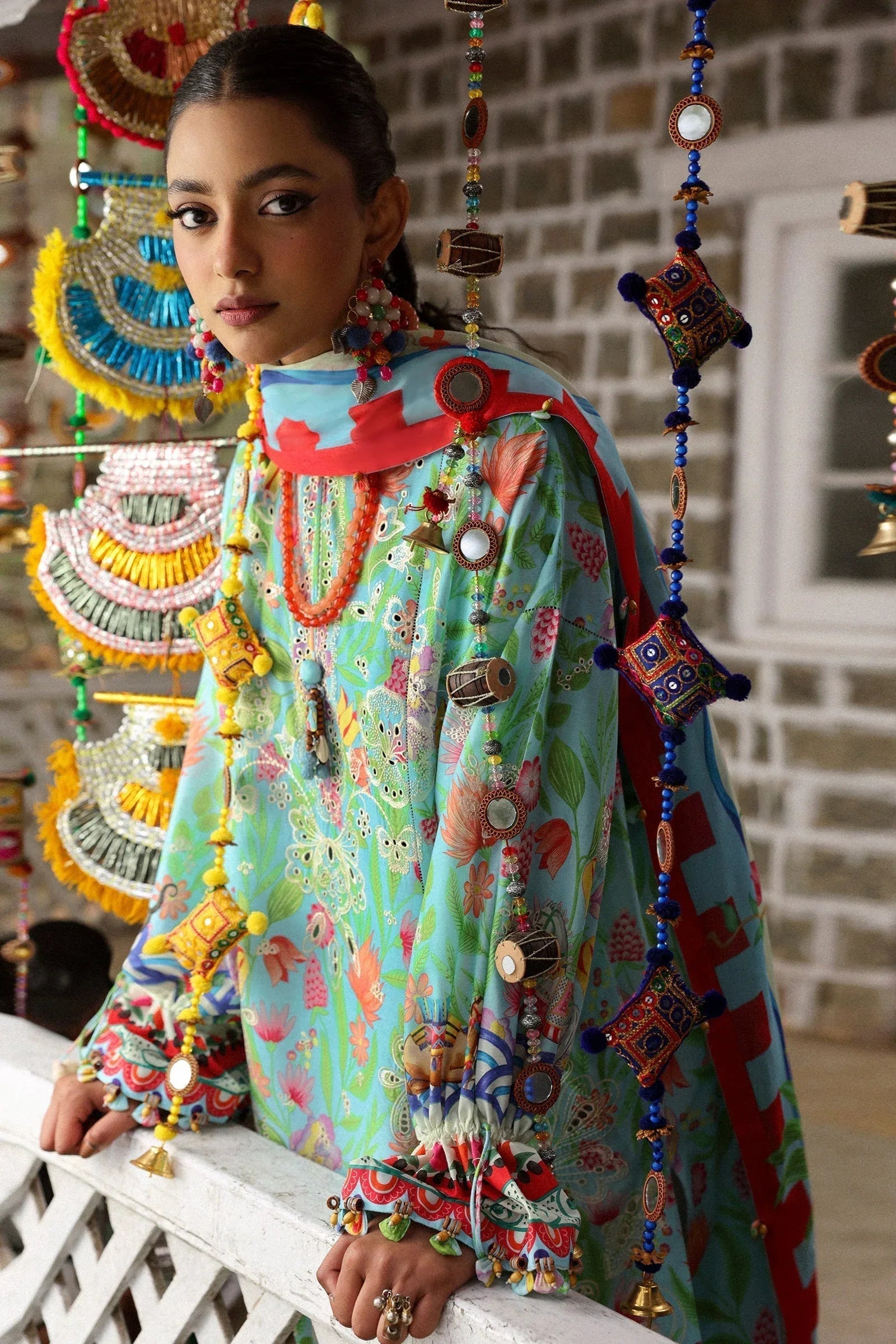 Zaha | Lawn 25 | ZARAAH (ZL25-08 B) - Aqsa Fabrics