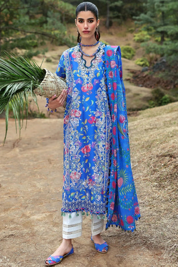 Zaha | Lawn 25 | ZAYANA (ZL25-01 B) - Aqsa Fabrics