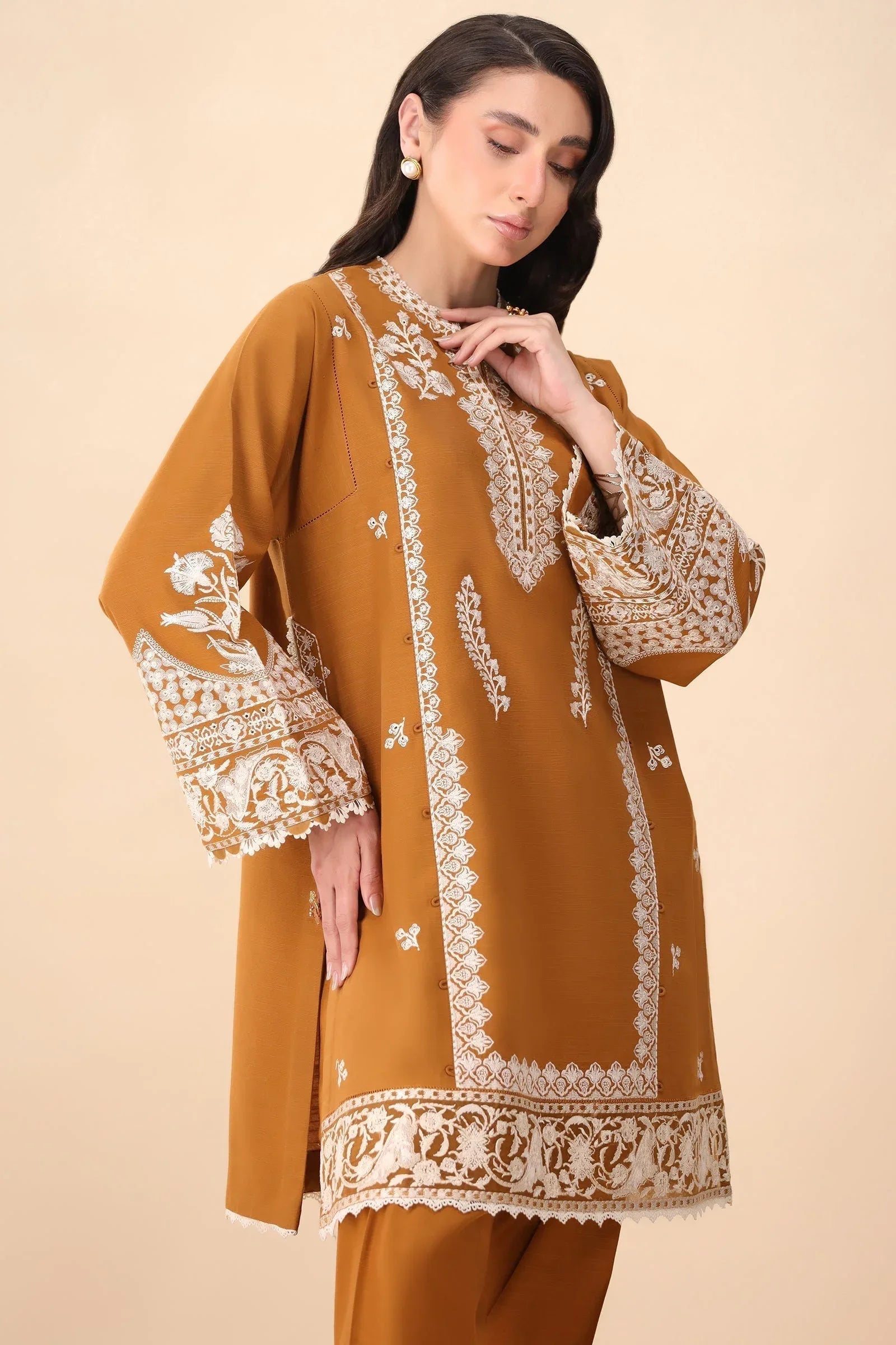 Zaha | Staples | MARIGOLD (ZRW-21325) - Aqsa Fabrics