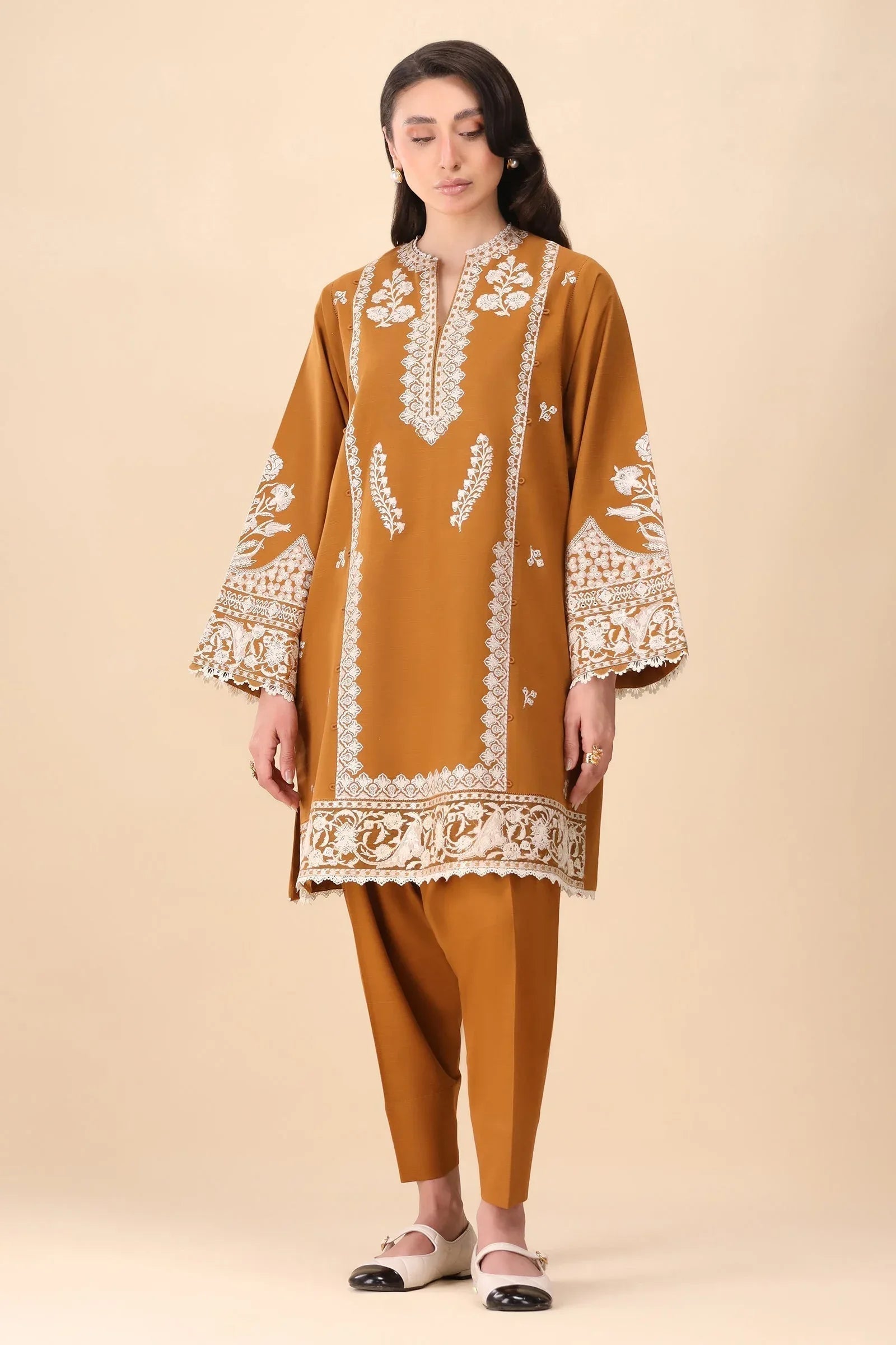 Zaha | Staples | MARIGOLD (ZRW-21325) - Aqsa Fabrics