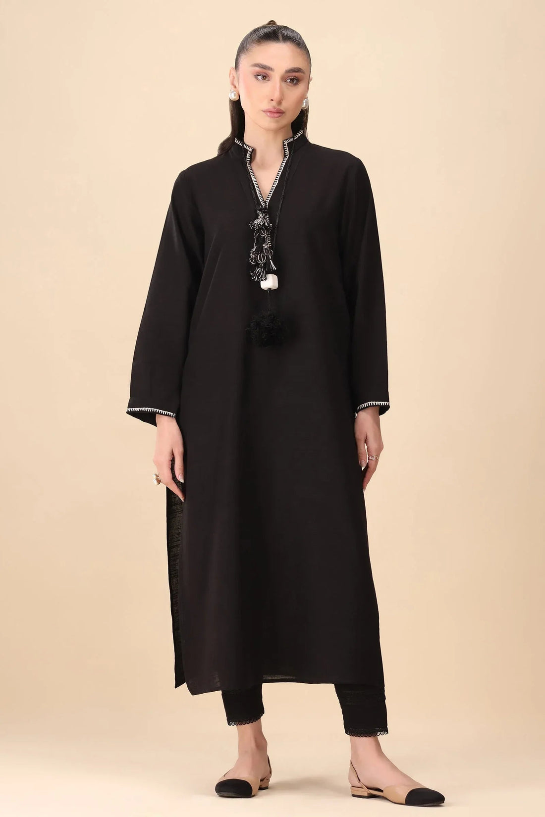 Zaha | Staples |NOIR (ZRW-21362) - Aqsa Fabrics