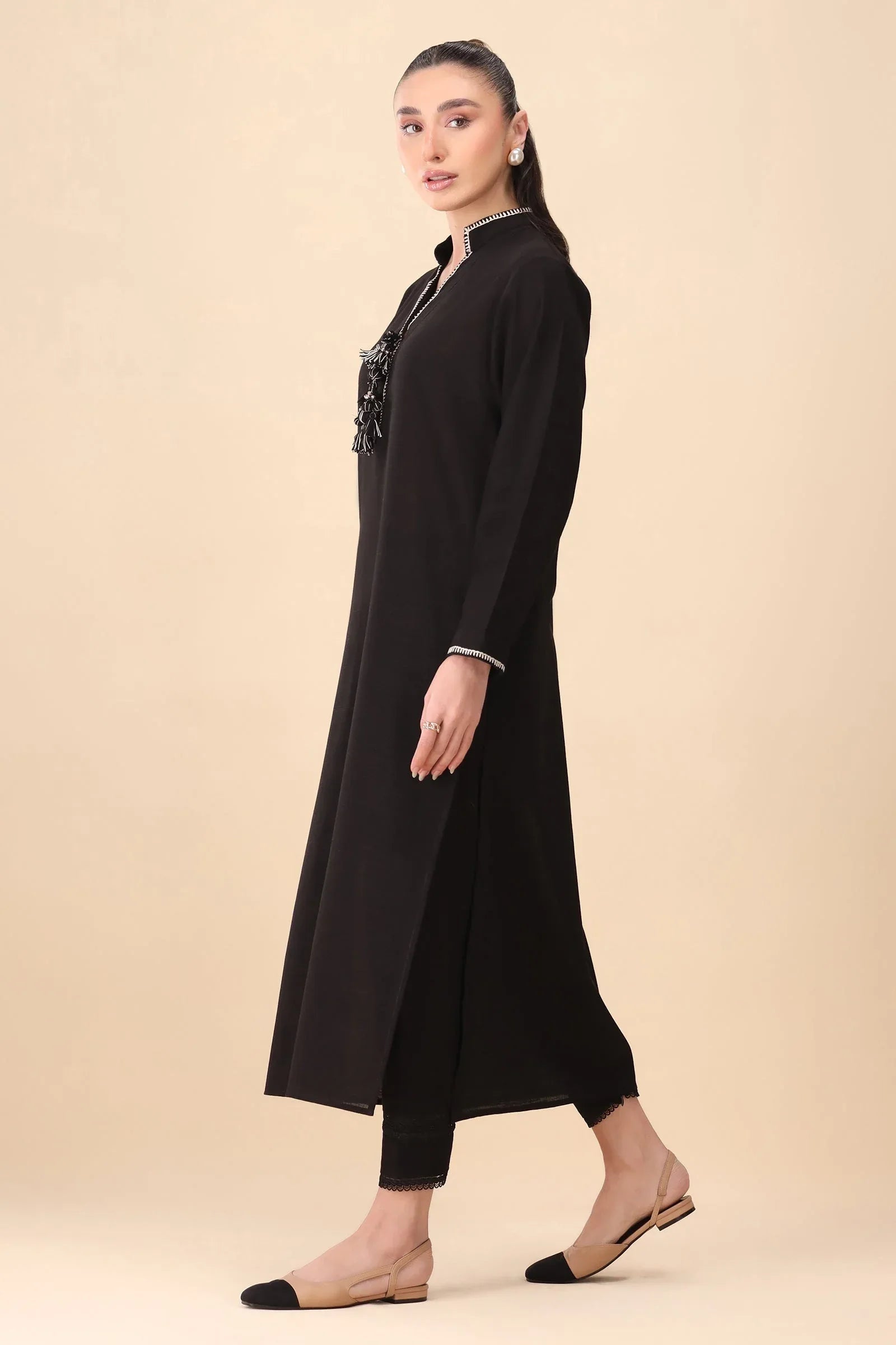 Zaha | Staples |NOIR (ZRW-21362) - Aqsa Fabrics