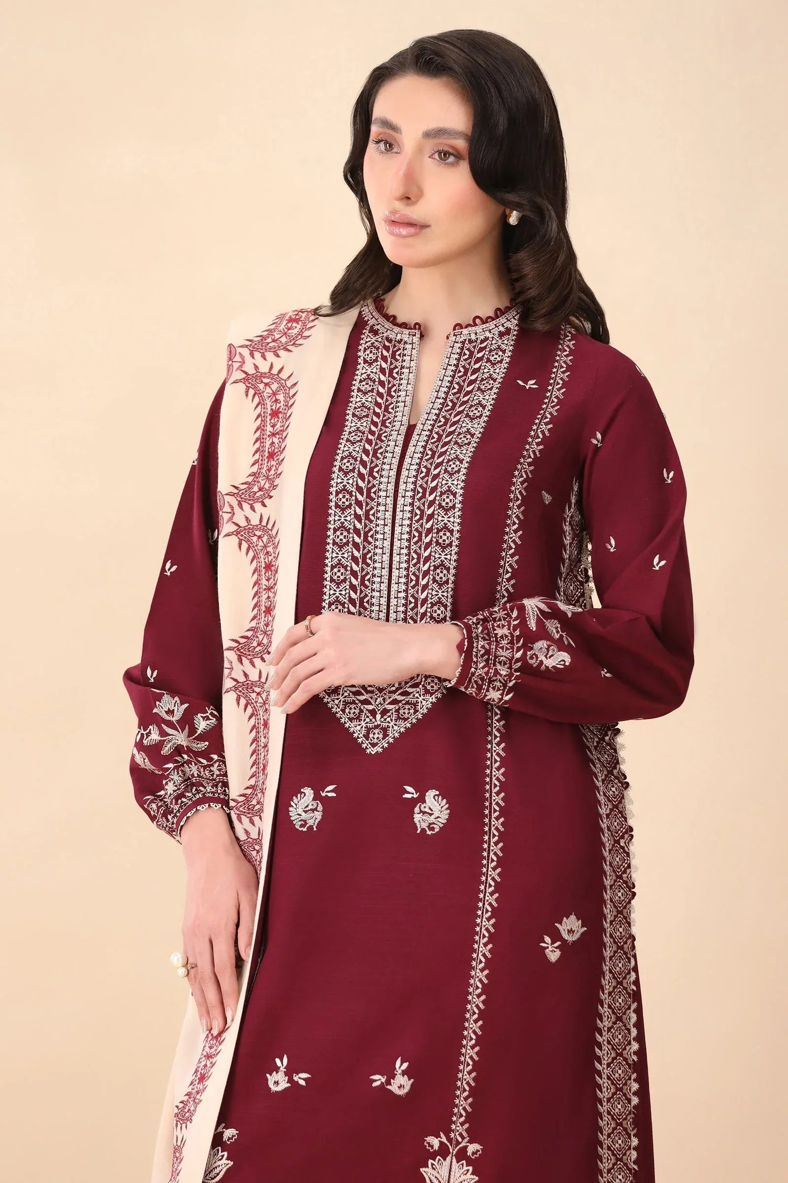 Zaha | Staples | SCARLET (ZRW-21322) - Aqsa Fabrics