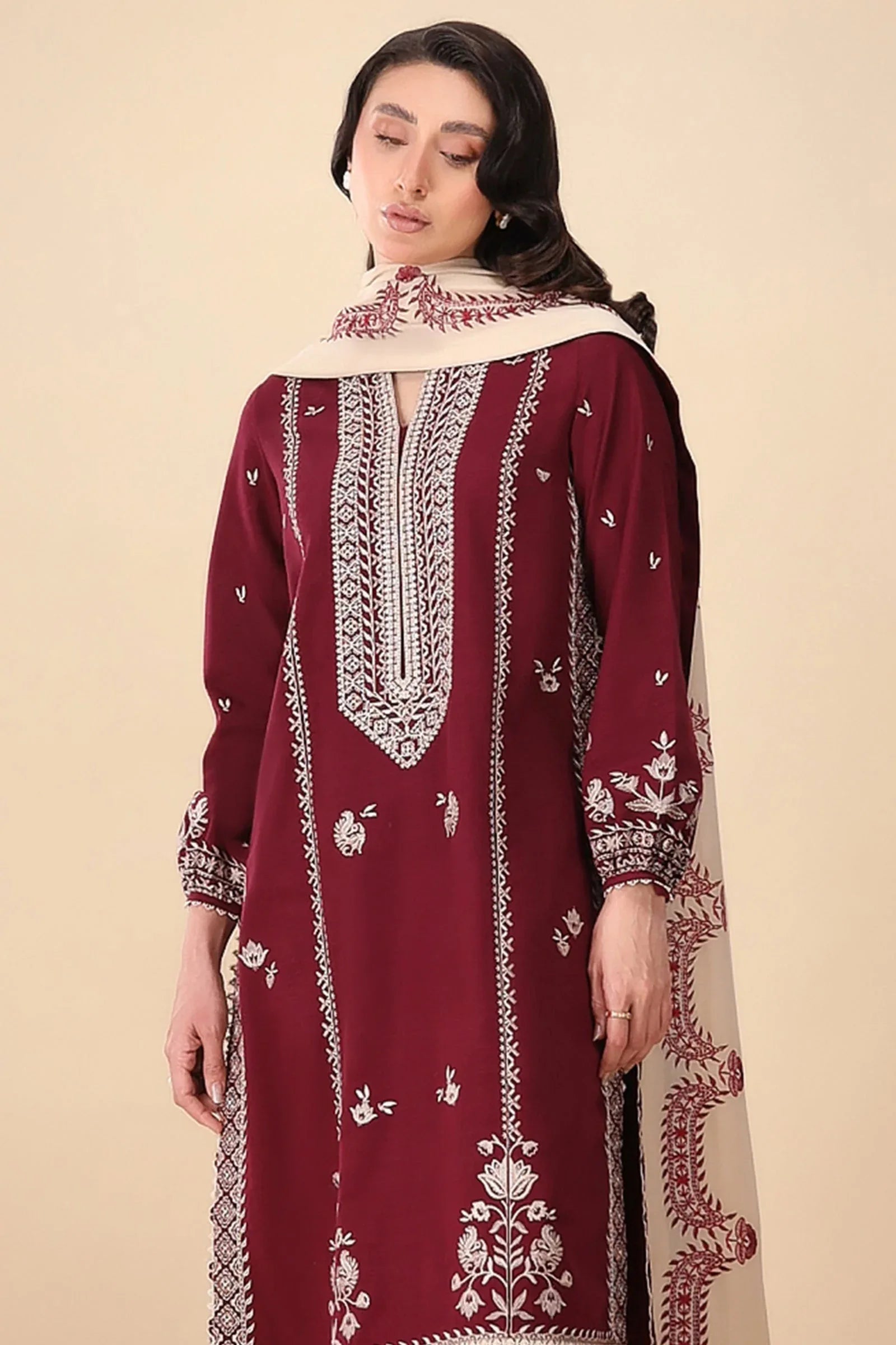 Zaha | Staples | SCARLET (ZRW-21322) - Aqsa Fabrics