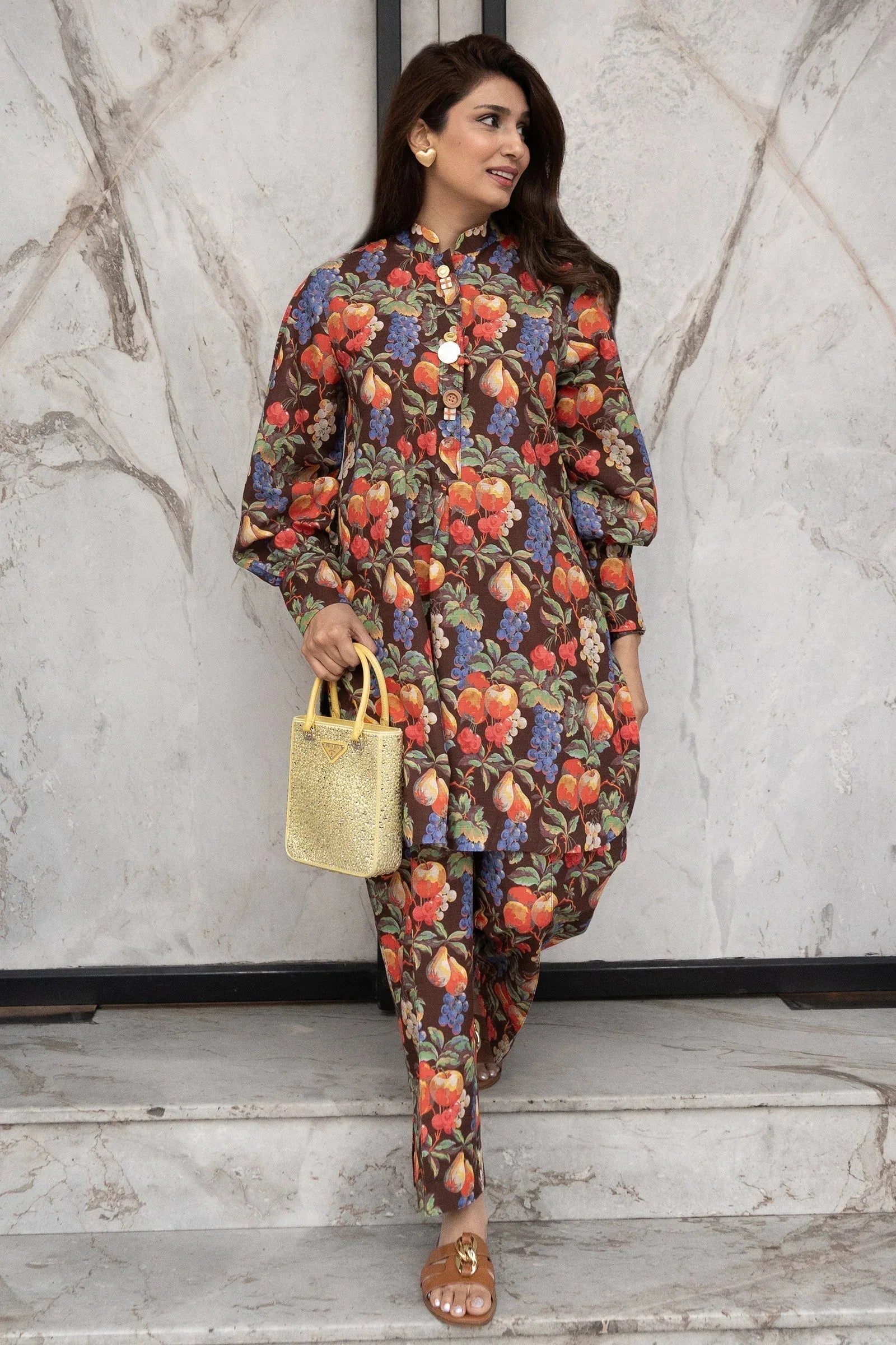 Zaha | Trechic Pret 24 | CITRUS GLOW (ZRW-21335) - Aqsa Fabrics