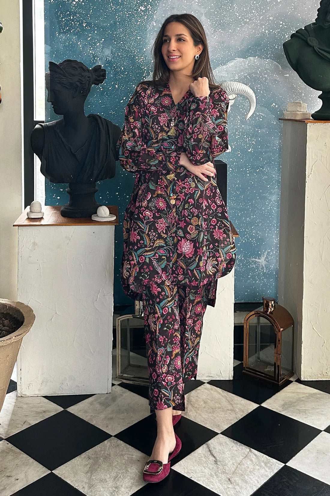 Zaha | Trechic Pret 24 | FLORET (ZRW-21340) - Aqsa Fabrics