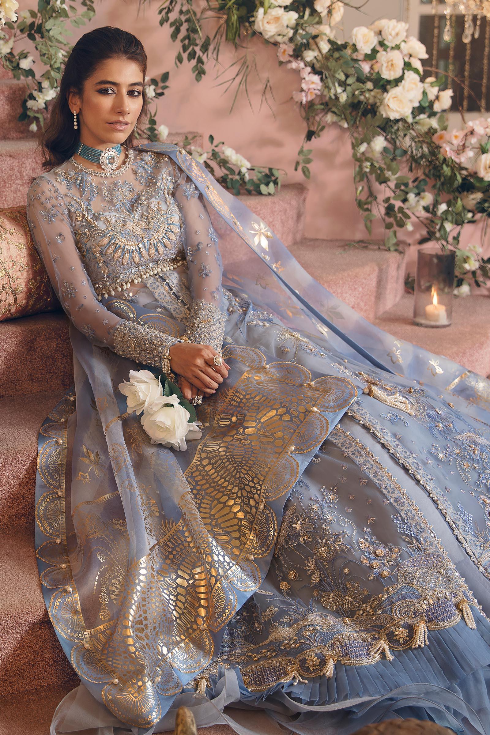 Zaha Wedding | AREZOU (ZRW-20585) - Aqsa Fabrics