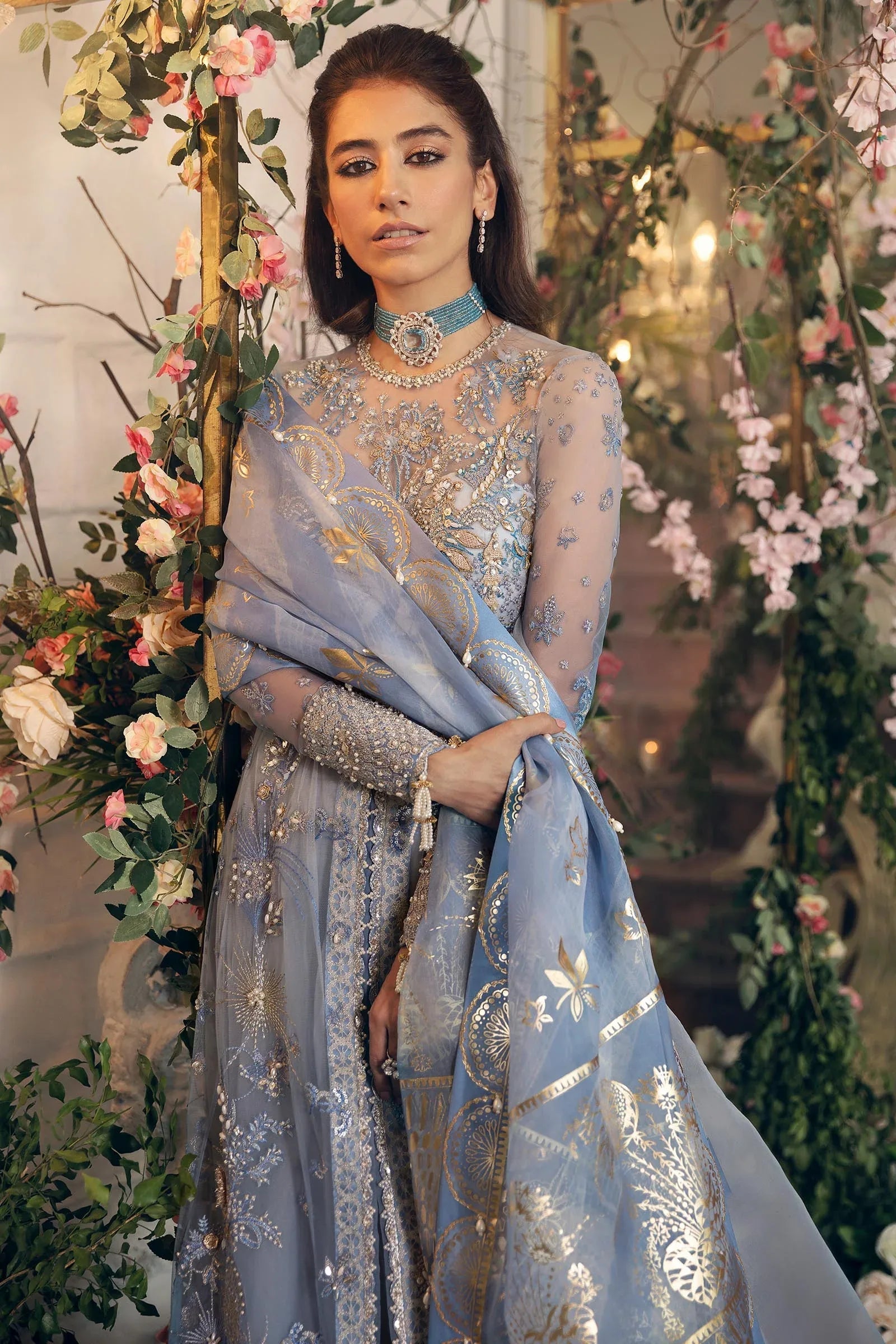 Zaha Wedding | AREZOU (ZRW-20585) - Aqsa Fabrics