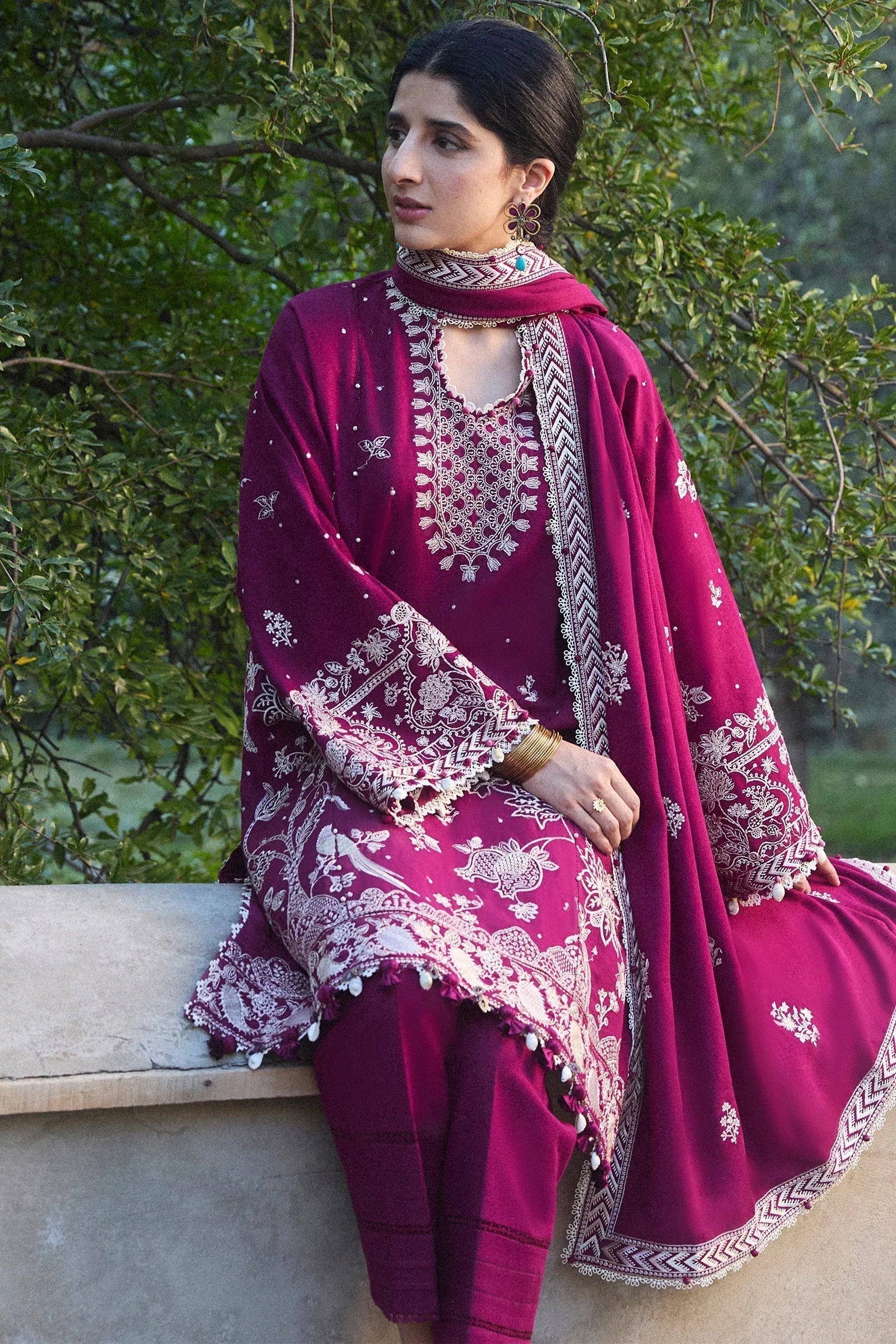 Zaha | Winter 2024 |  AFREEN (ZW24-12) - Aqsa Fabrics