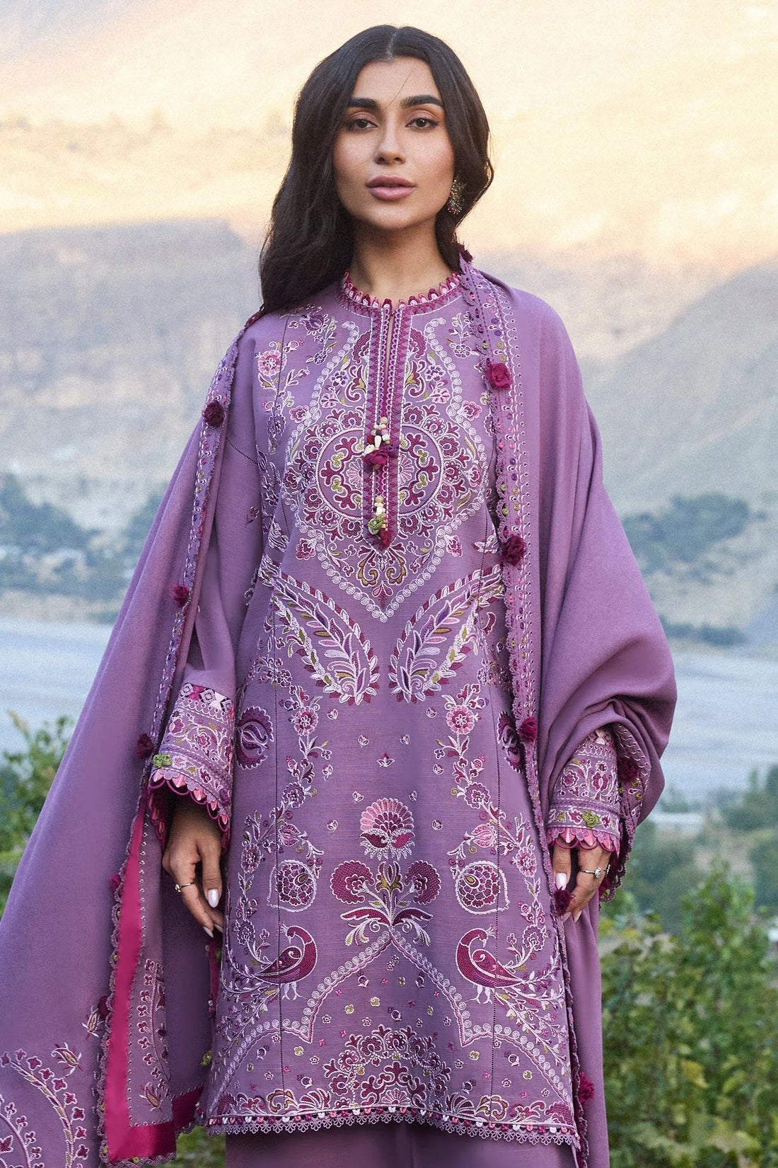 Zaha | Winter 2024 |  GULRANG (ZW24-13) - Aqsa Fabrics