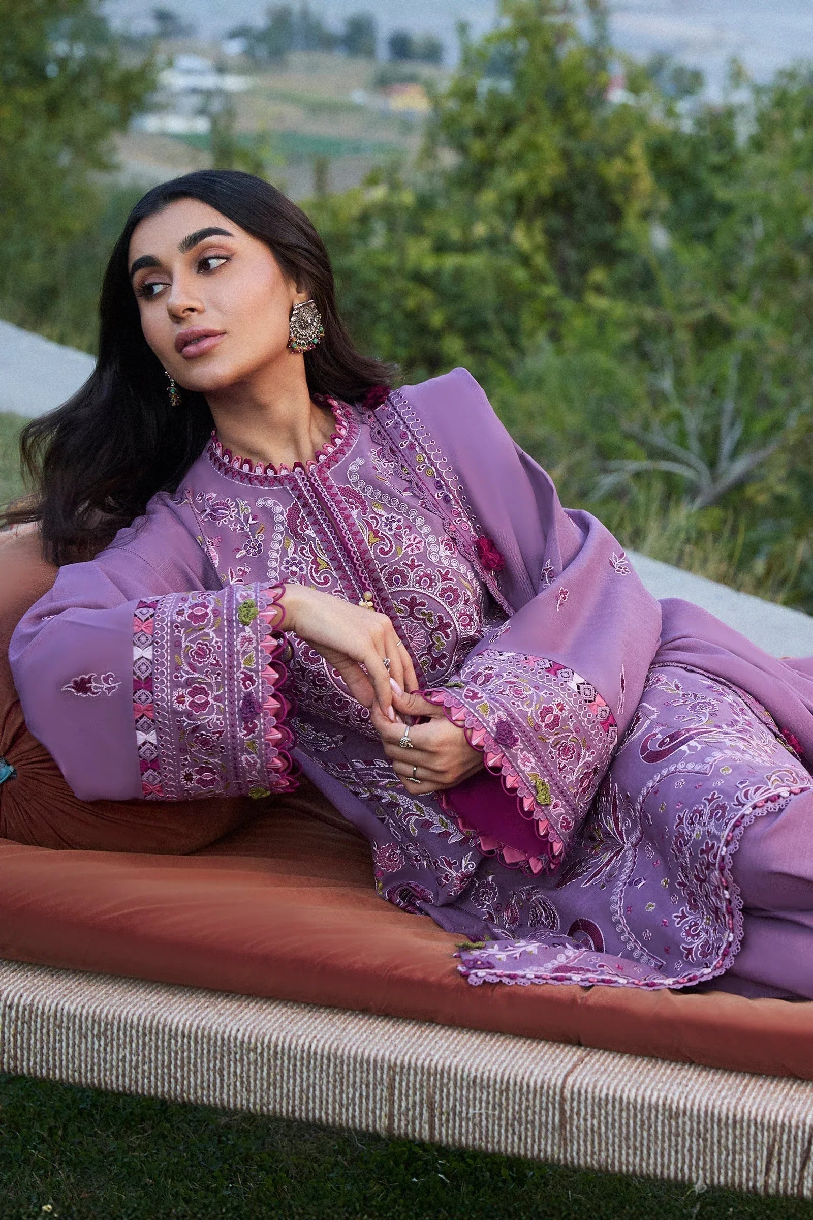 Zaha | Winter 2024 |  GULRANG (ZW24-13) - Aqsa Fabrics