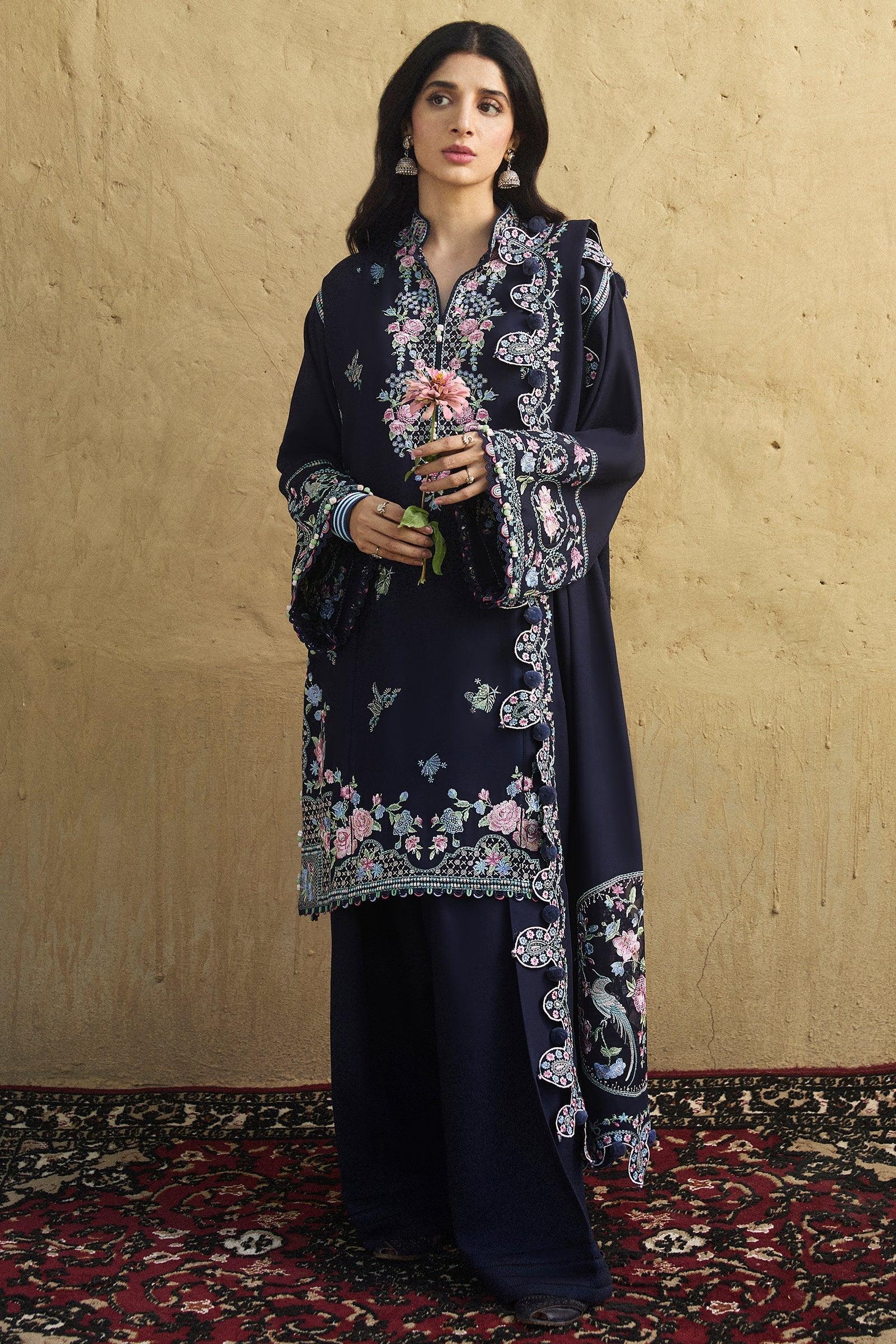 Zaha | Winter 2024 |  RAQS (ZW24-08) - Aqsa Fabrics