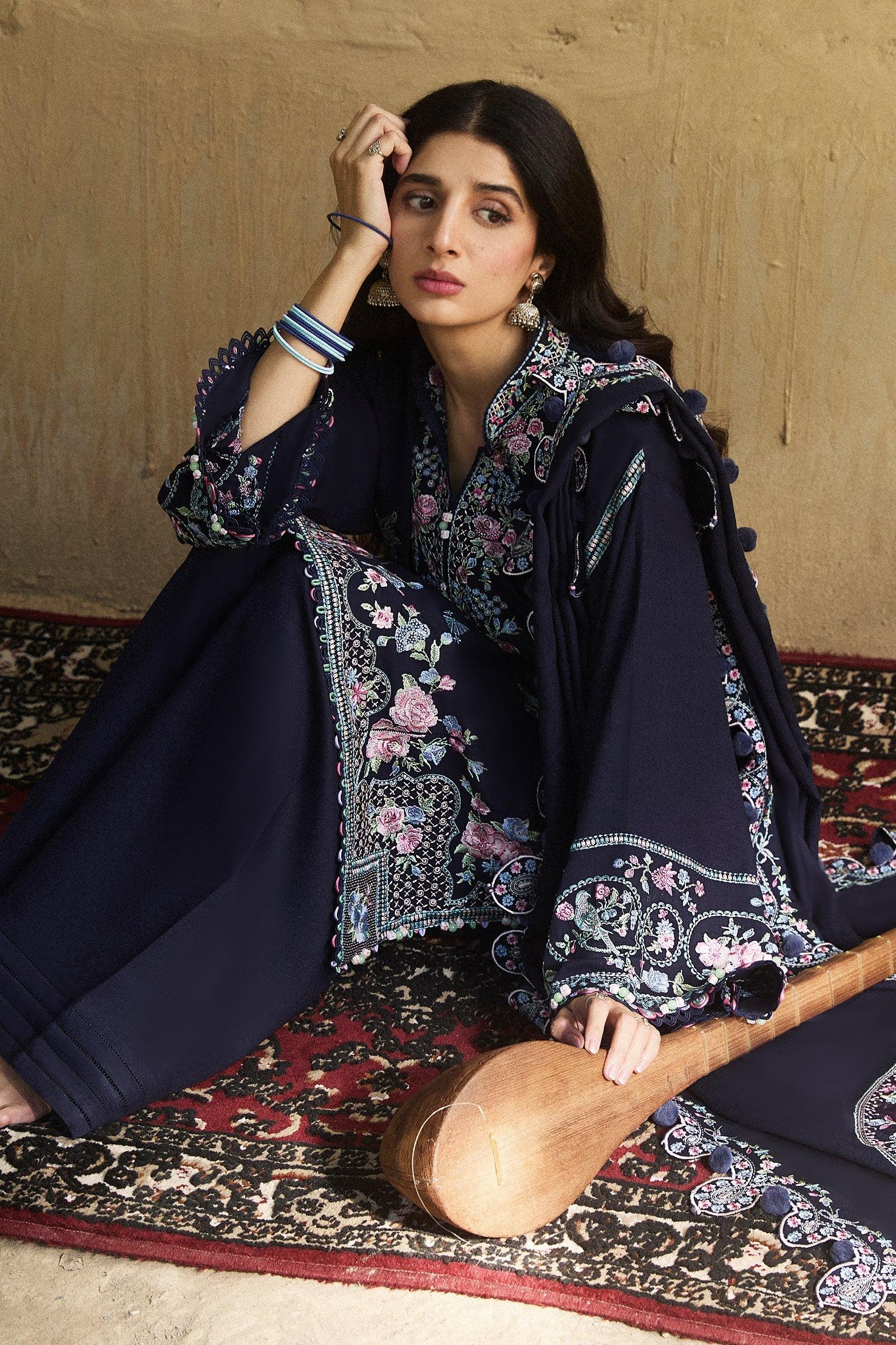 Zaha | Winter 2024 |  RAQS (ZW24-08) - Aqsa Fabrics