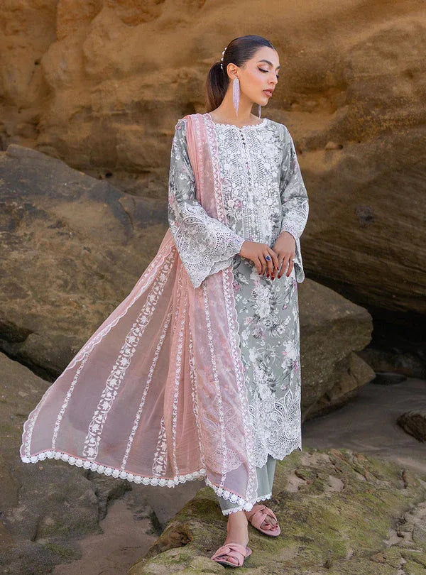 Zainab chottani | Luxury Chikankari 24 | LANA - 10A - Aqsa Fabrics