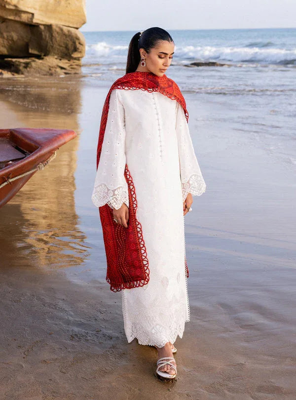 Zainab chottani | Luxury Chikankari 24 | CHUNARI - 3A - Aqsa Fabrics