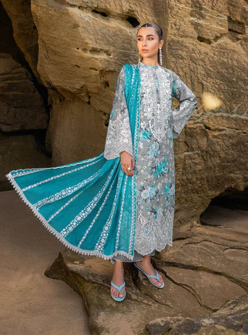 Zainab chottani | Luxury Chikankari 24 | LANA - 10B - Aqsa Fabrics