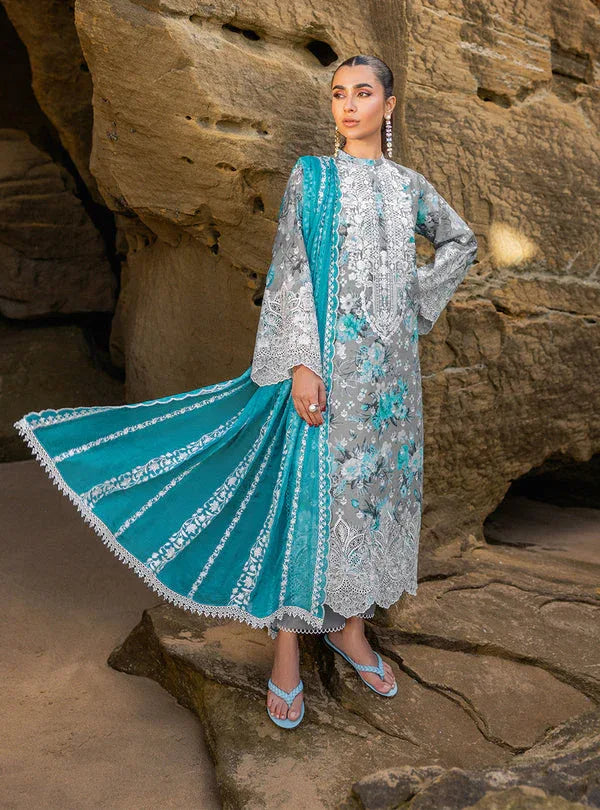 Zainab chottani | Luxury Chikankari 24 | LANA - 10B - Aqsa Fabrics