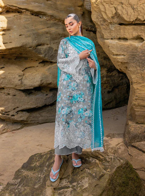Zainab chottani | Luxury Chikankari 24 | LANA - 10B - Aqsa Fabrics