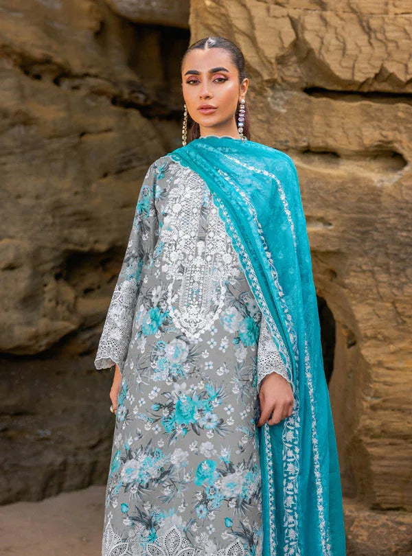 Zainab chottani | Luxury Chikankari 24 | LANA - 10B - Aqsa Fabrics